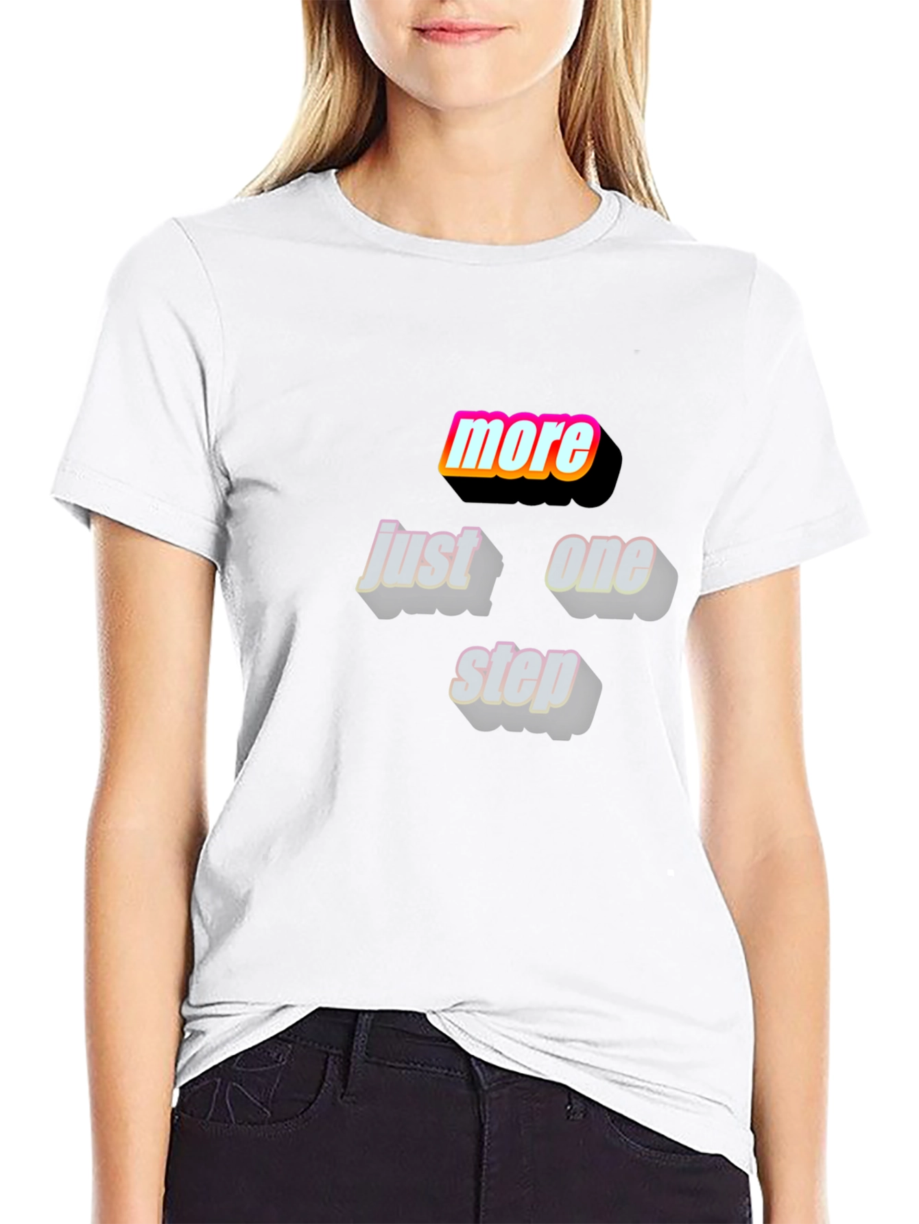 More Just One Step Graphic Tee