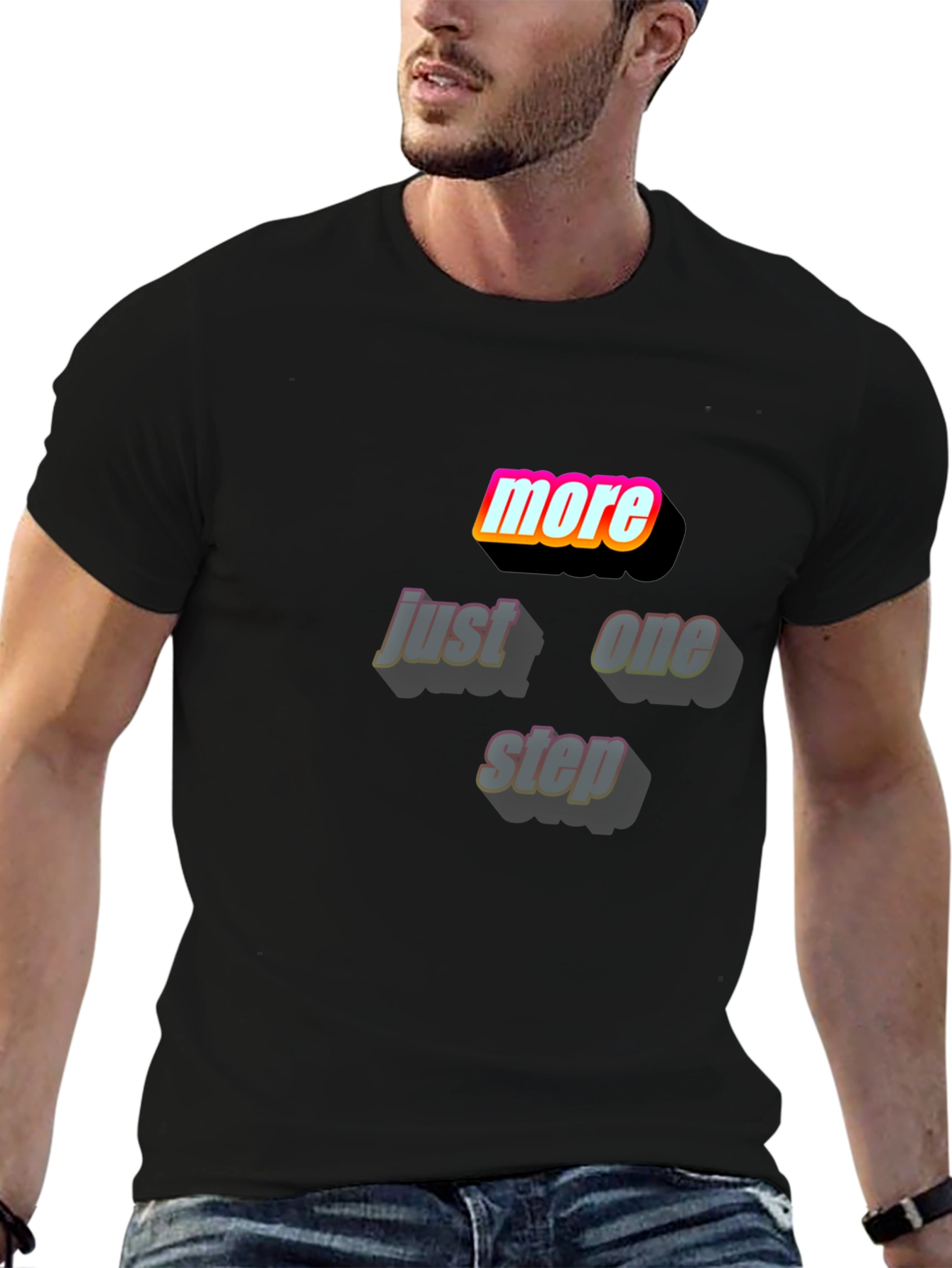 More Just One Step Graphic Tee