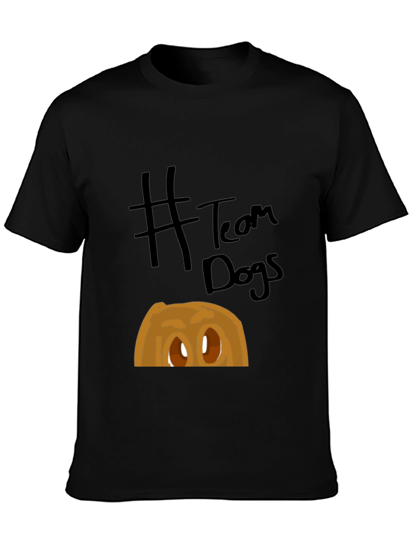 Team Dogs Graphic Tee - Black