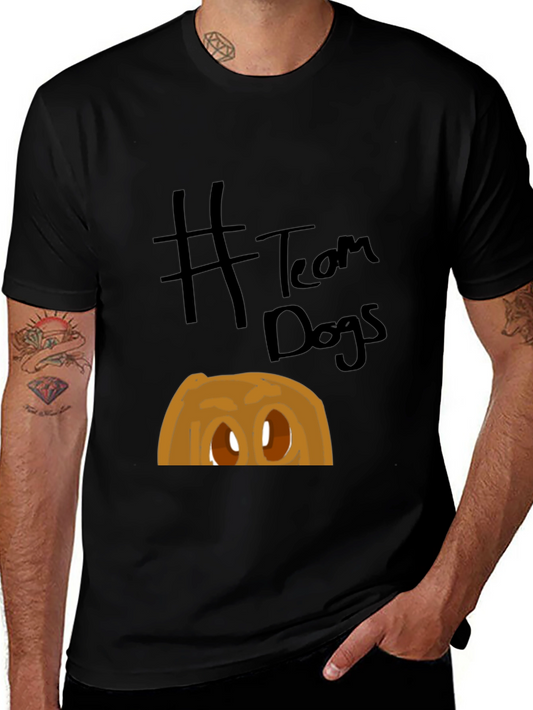 Team Dogs Graphic Tee - Black