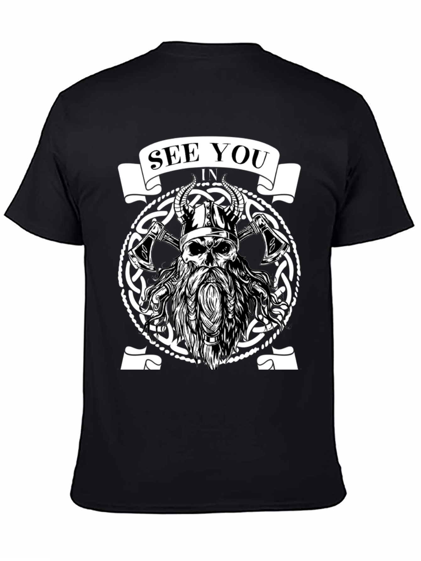 Viking Skull T-Shirt | See You In Valhalla