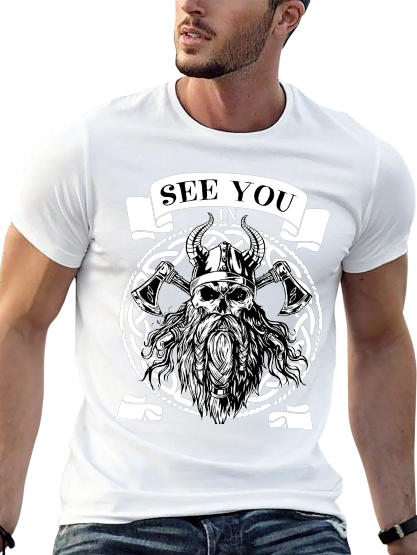 Viking Skull T-Shirt | See You In Valhalla