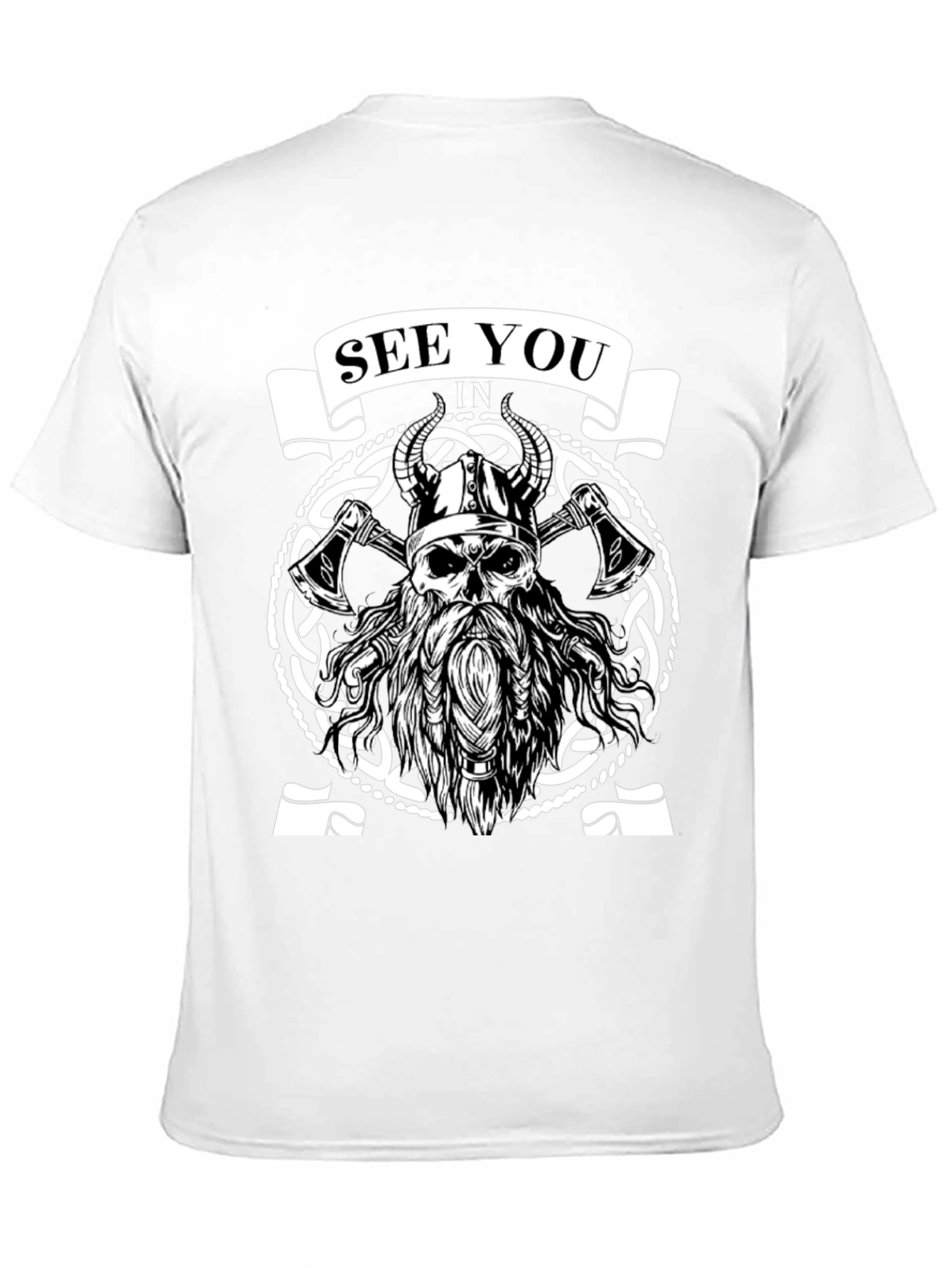 Viking Skull T-Shirt | See You In Valhalla