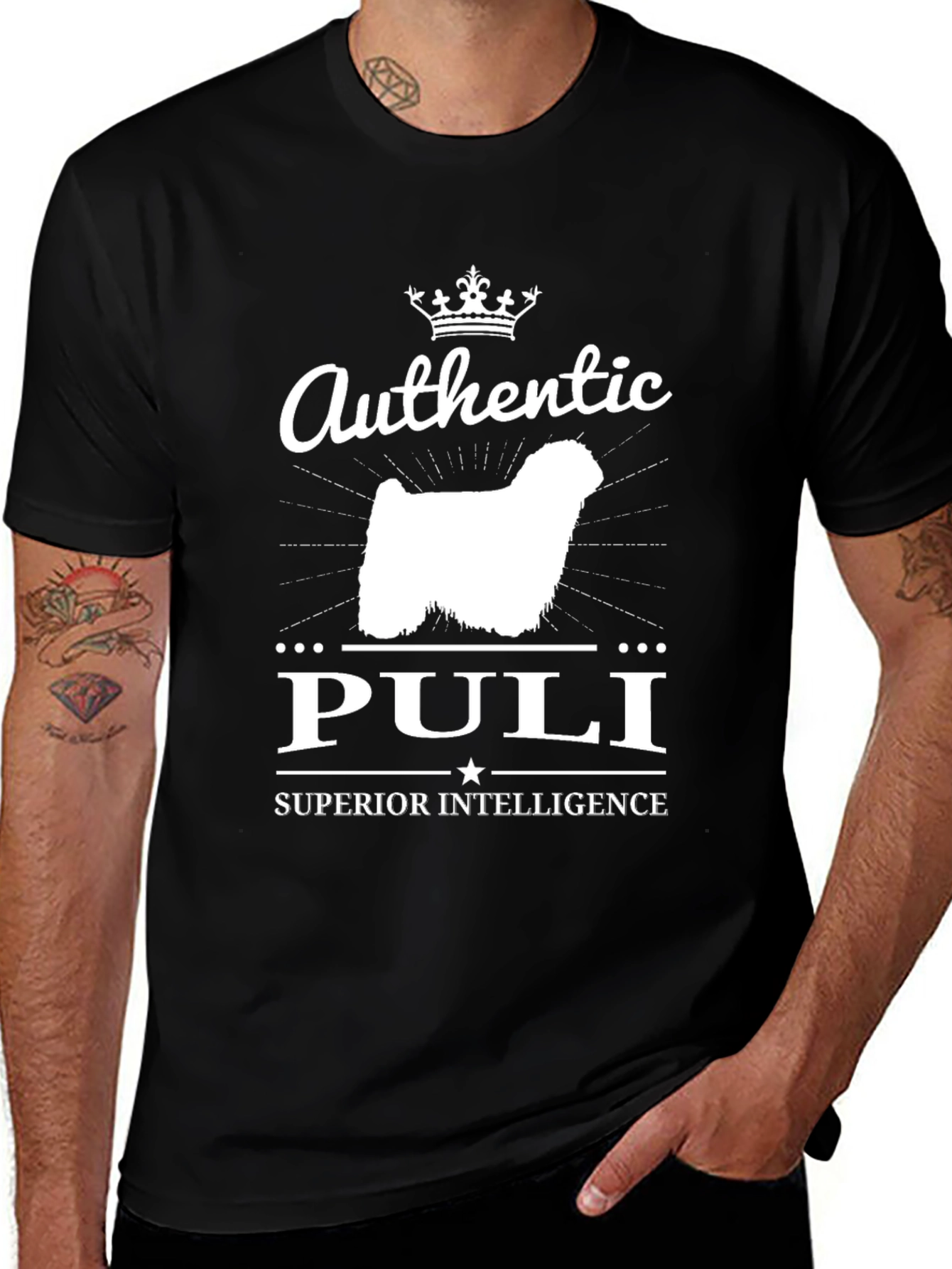 Authentic Puli Dog Superior Intelligence T-Shirt
