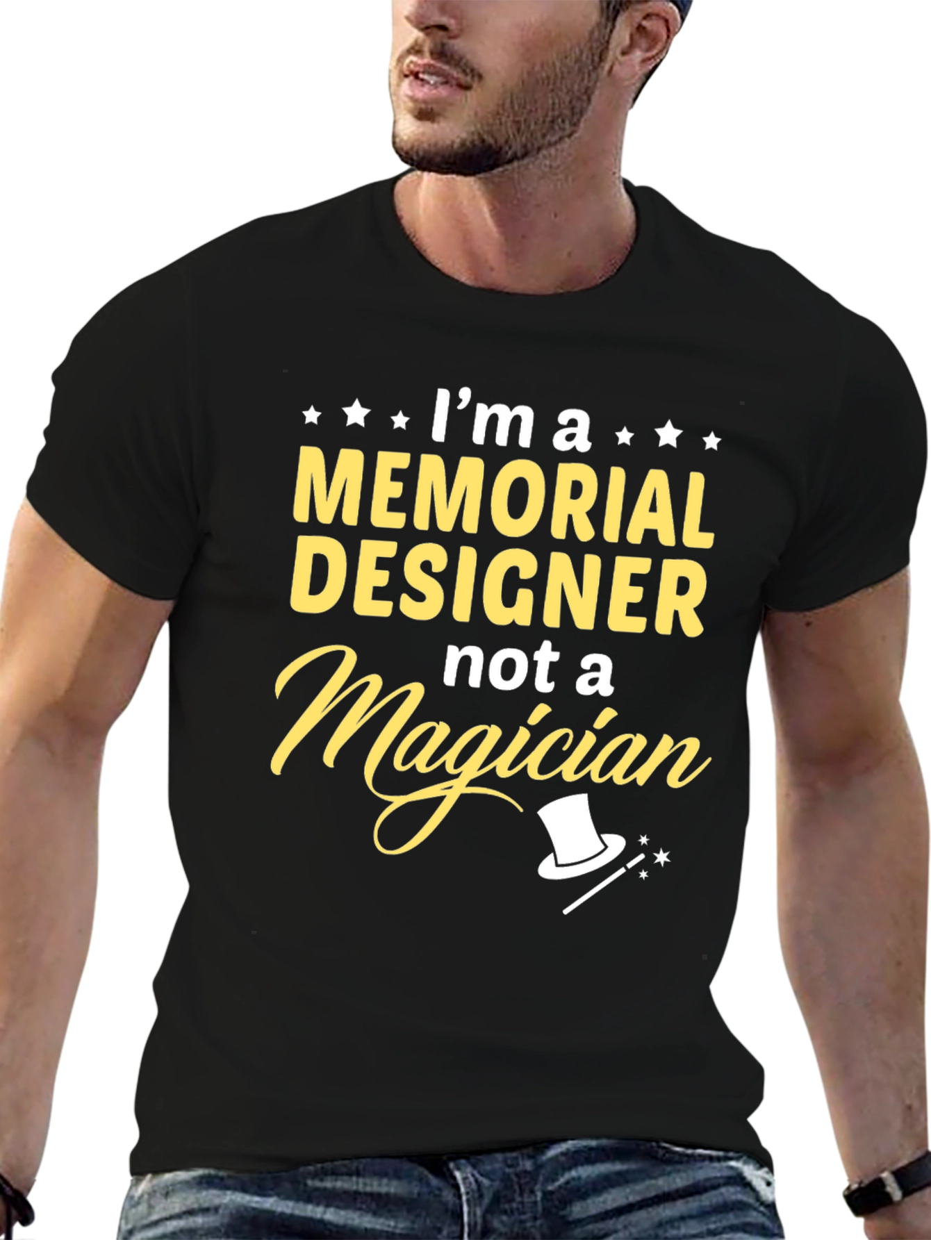 Memorial Designer T-Shirt - Not a Magician Tee