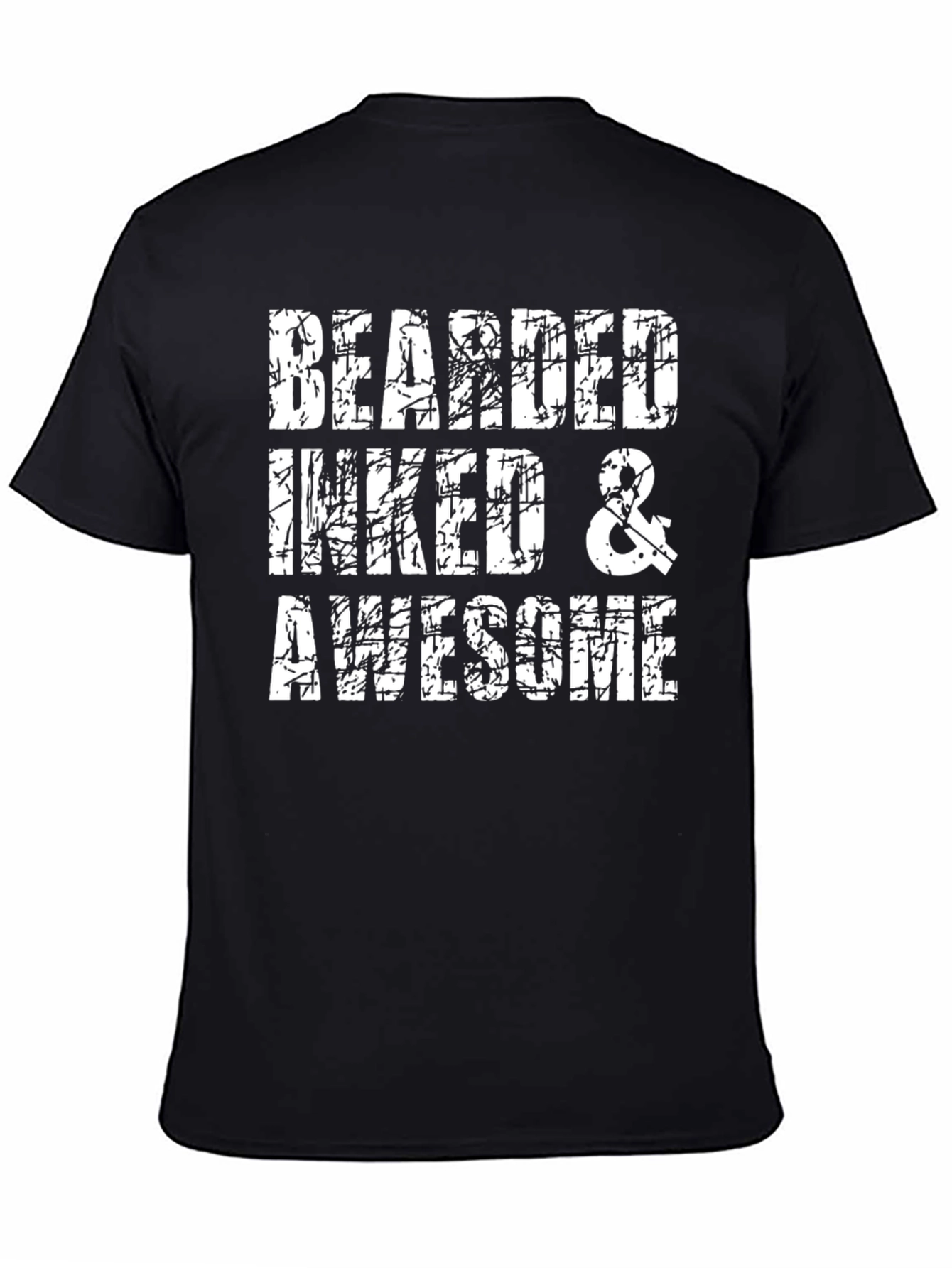 Bearded Inked Awesome Graphic Tee