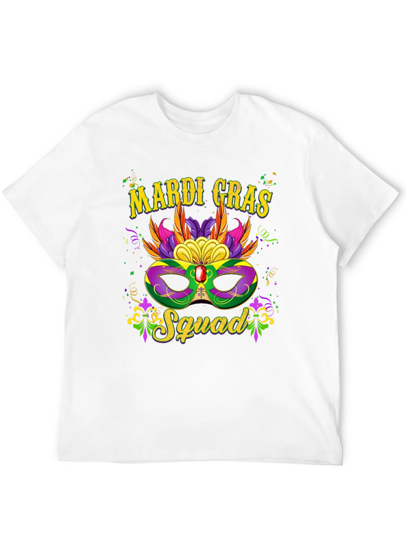 Mardi Gras Squad Graphic Tee - Unisex