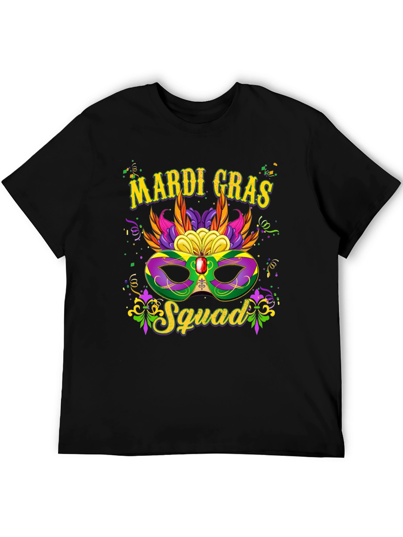 Mardi Gras Squad Graphic Tee - Unisex