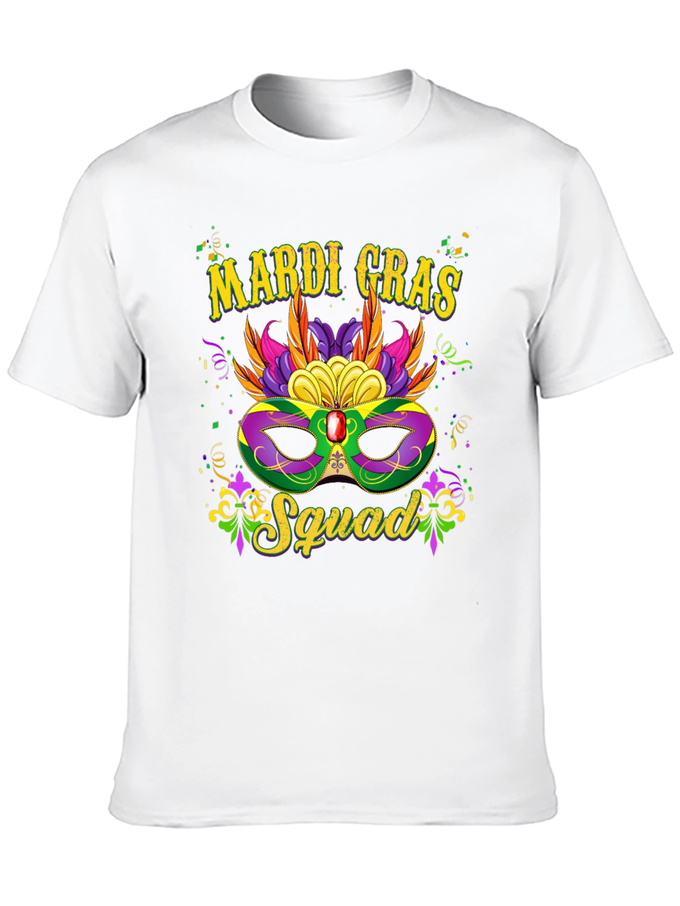 Mardi Gras Squad Graphic Tee - Unisex