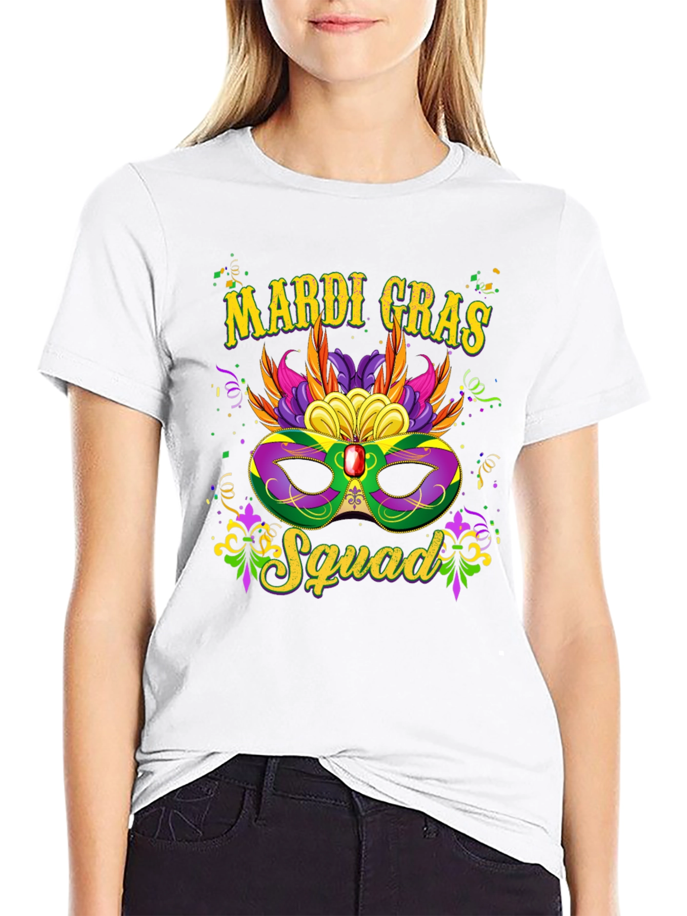 Mardi Gras Squad Graphic Tee - Unisex