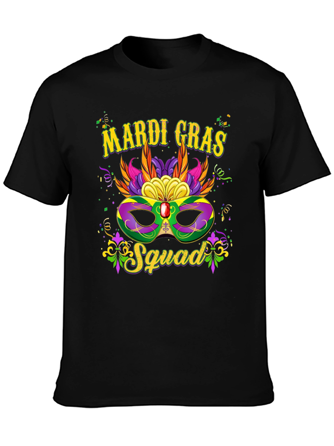 Mardi Gras Squad Graphic Tee - Unisex