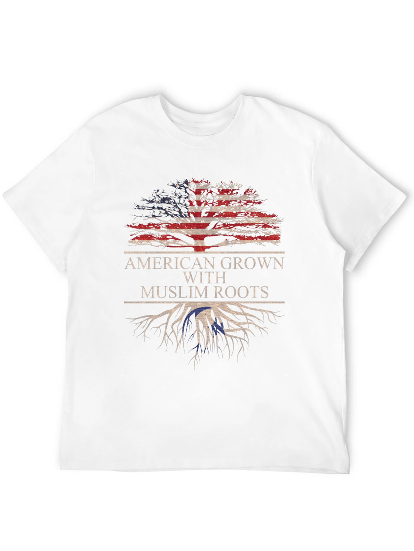 American Grown Muslim Roots Graphic Tee