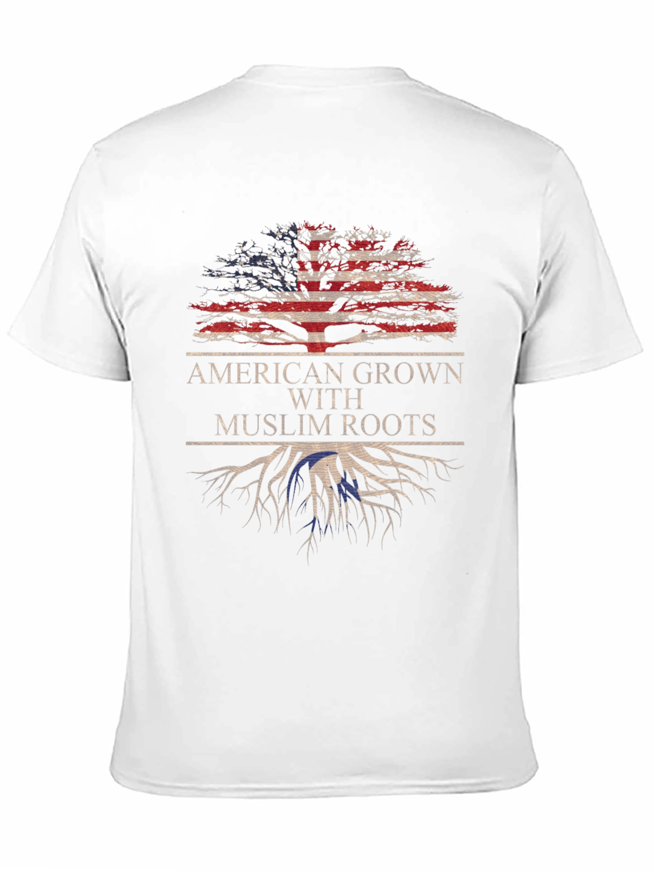 American Grown Muslim Roots Graphic Tee