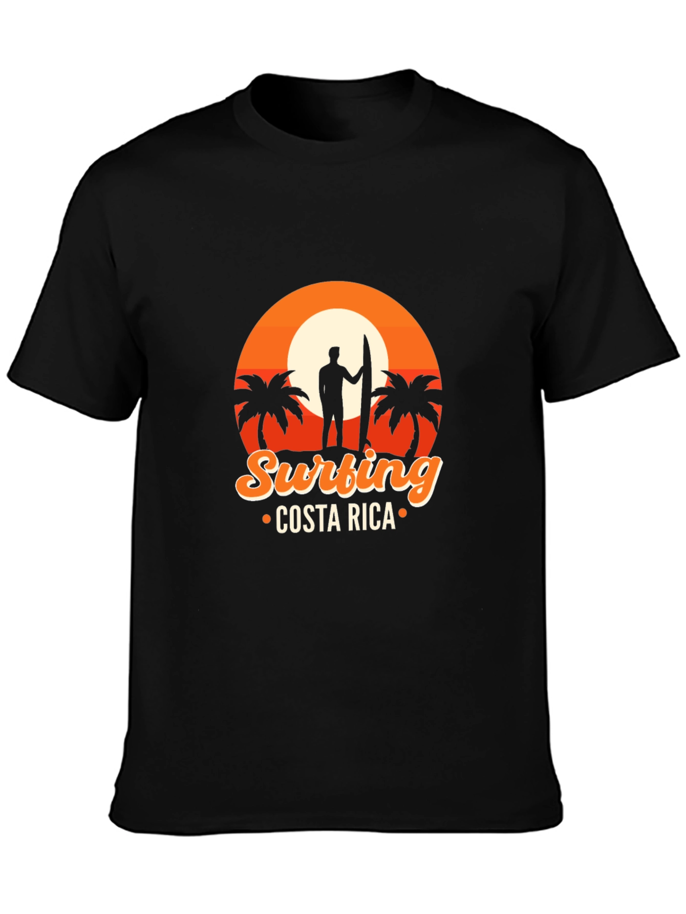 Surfing Costa Rica Graphic Tee - Vacation Vibes