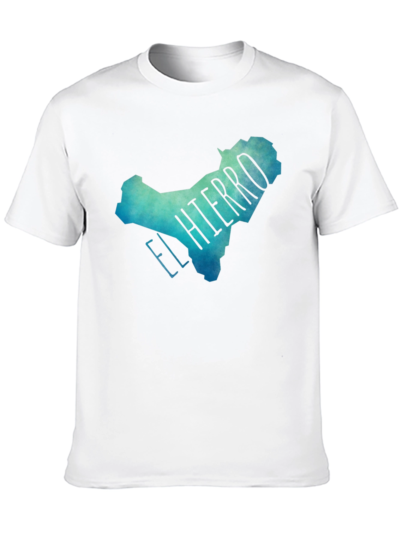 El Hierro Island Graphic Tee - Black Cotton T-Shirt