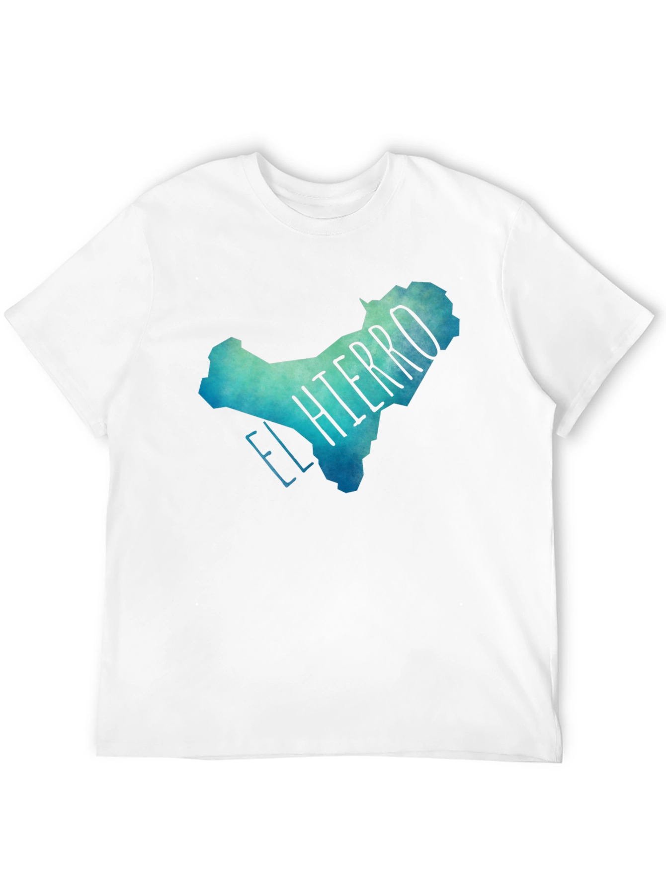 El Hierro Island Graphic Tee - Black Cotton T-Shirt
