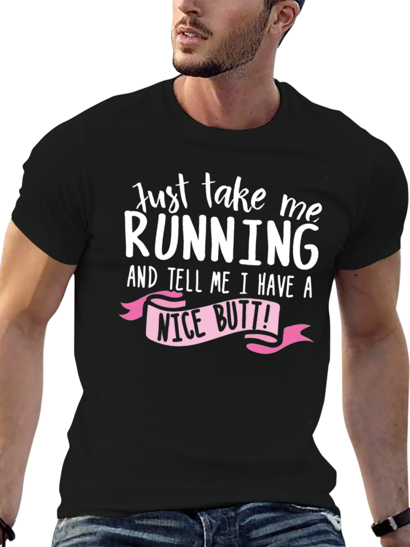 Funny Running T-Shirt: Just Take Me Running