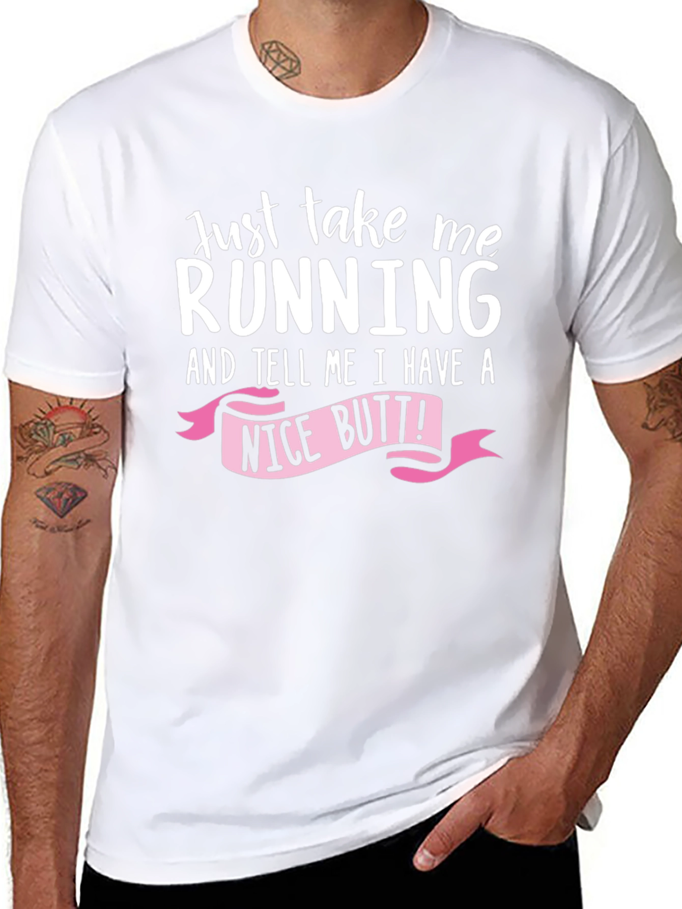 Funny Running T-Shirt: Just Take Me Running