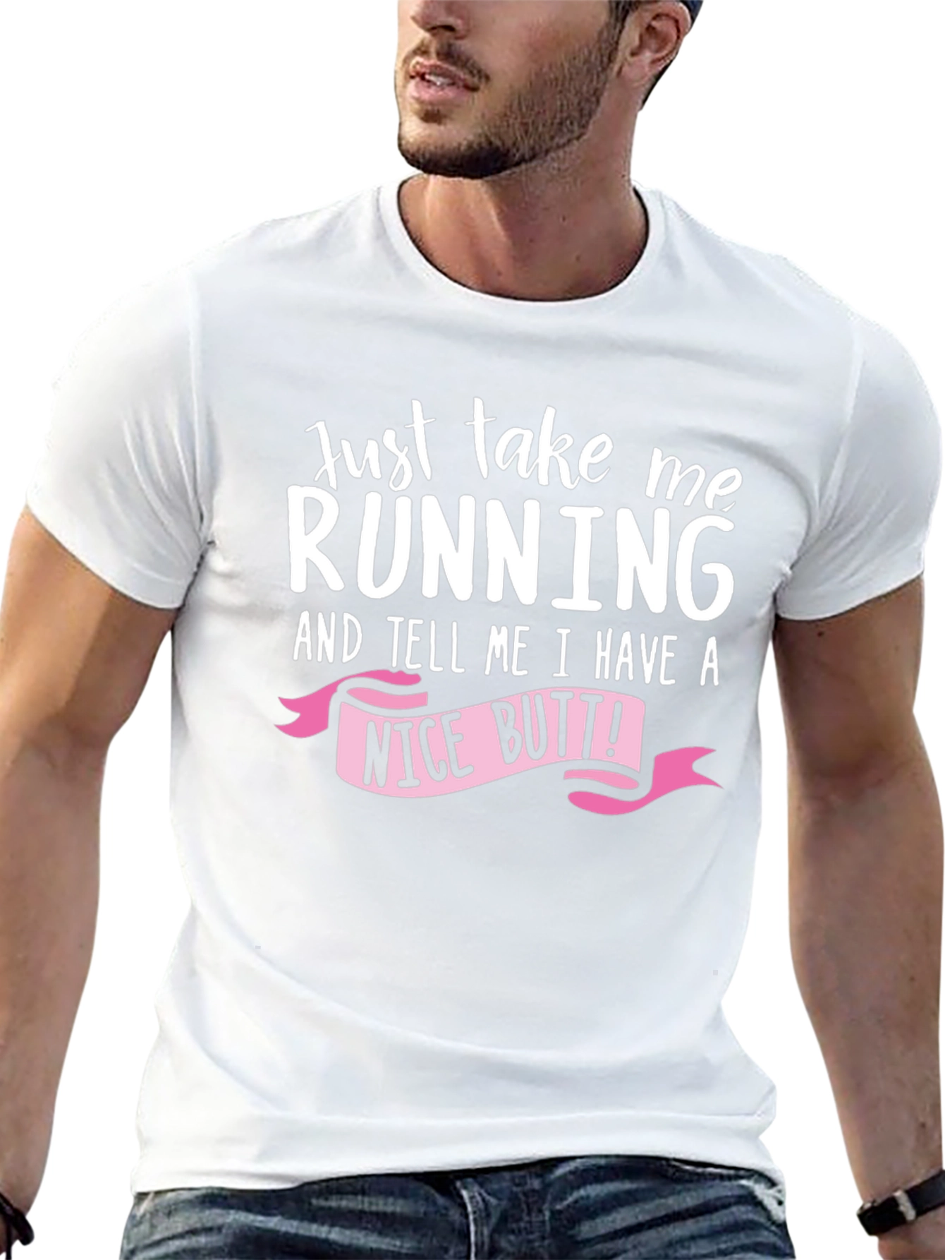 Funny Running T-Shirt: Just Take Me Running