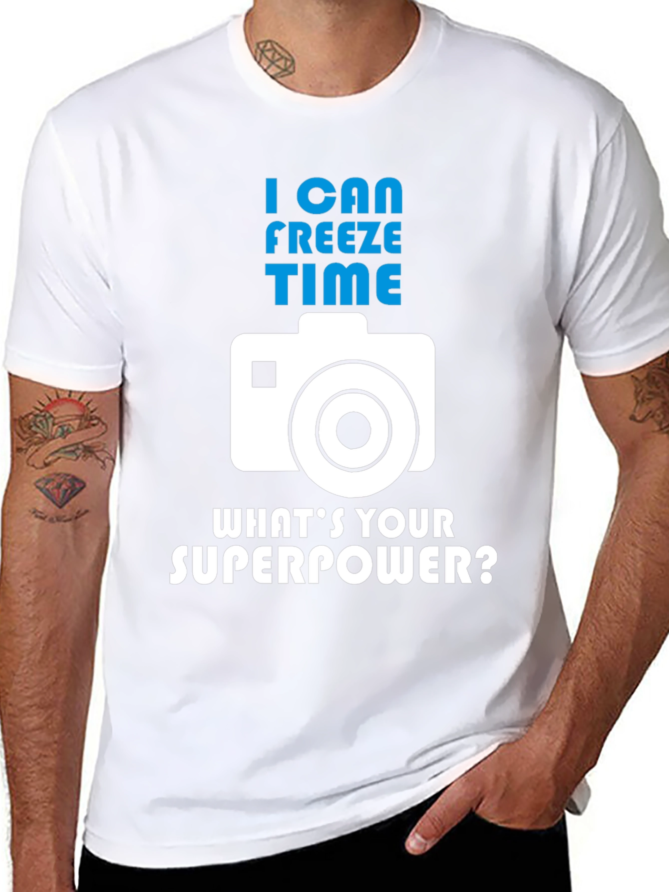 I Can Freeze Time - Photographer Graphic Tee