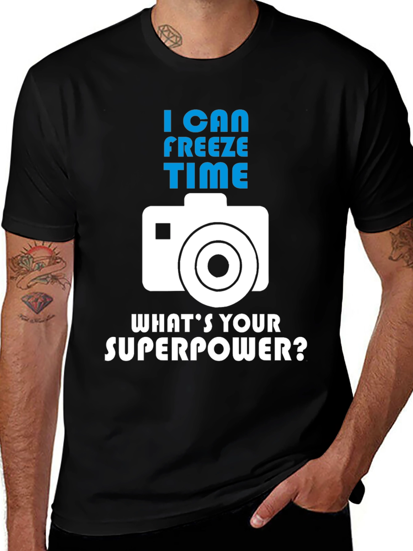 I Can Freeze Time - Photographer Graphic Tee