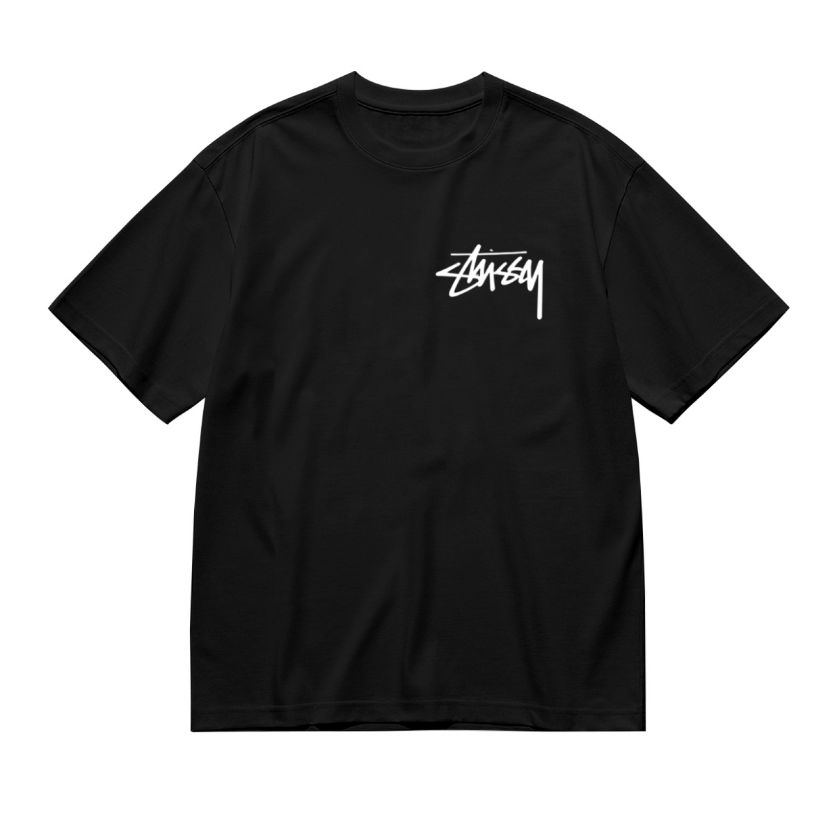 Simple Li Letter Minimalist Plus Size Women Daily Basic T-Shirt
