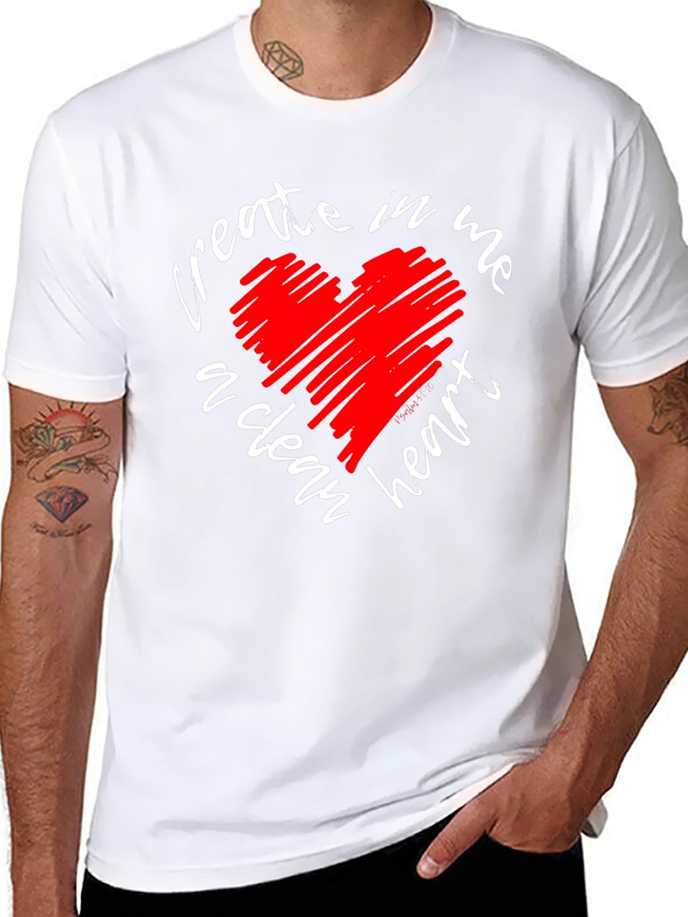 Create In Me A Clean Heart Graphic Tee