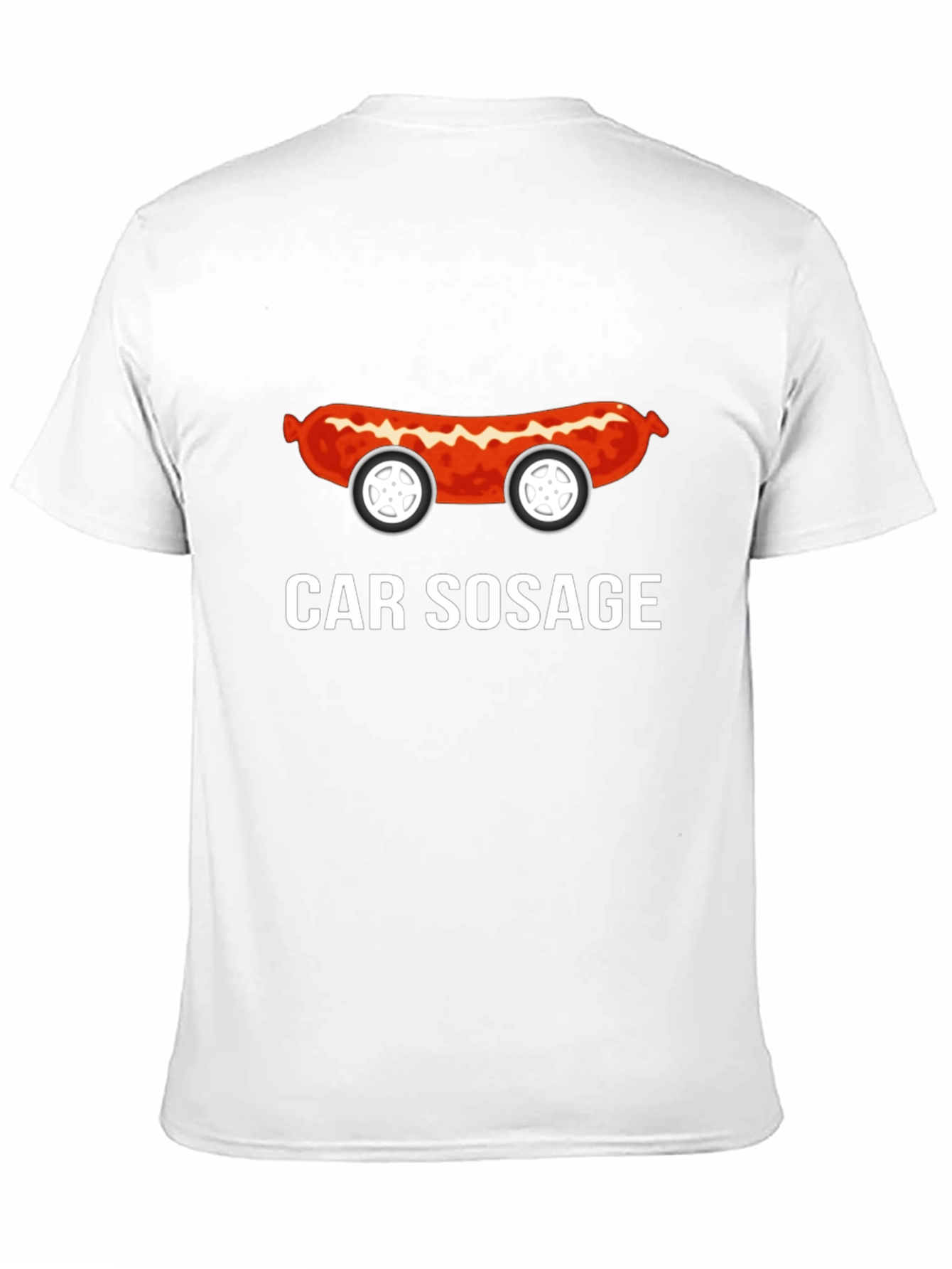 Funny Car Sosage Graphic T-Shirt