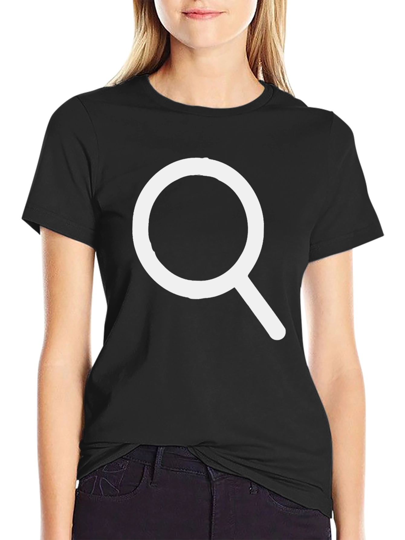 Search Mode Black T-Shirt - Find Your Style