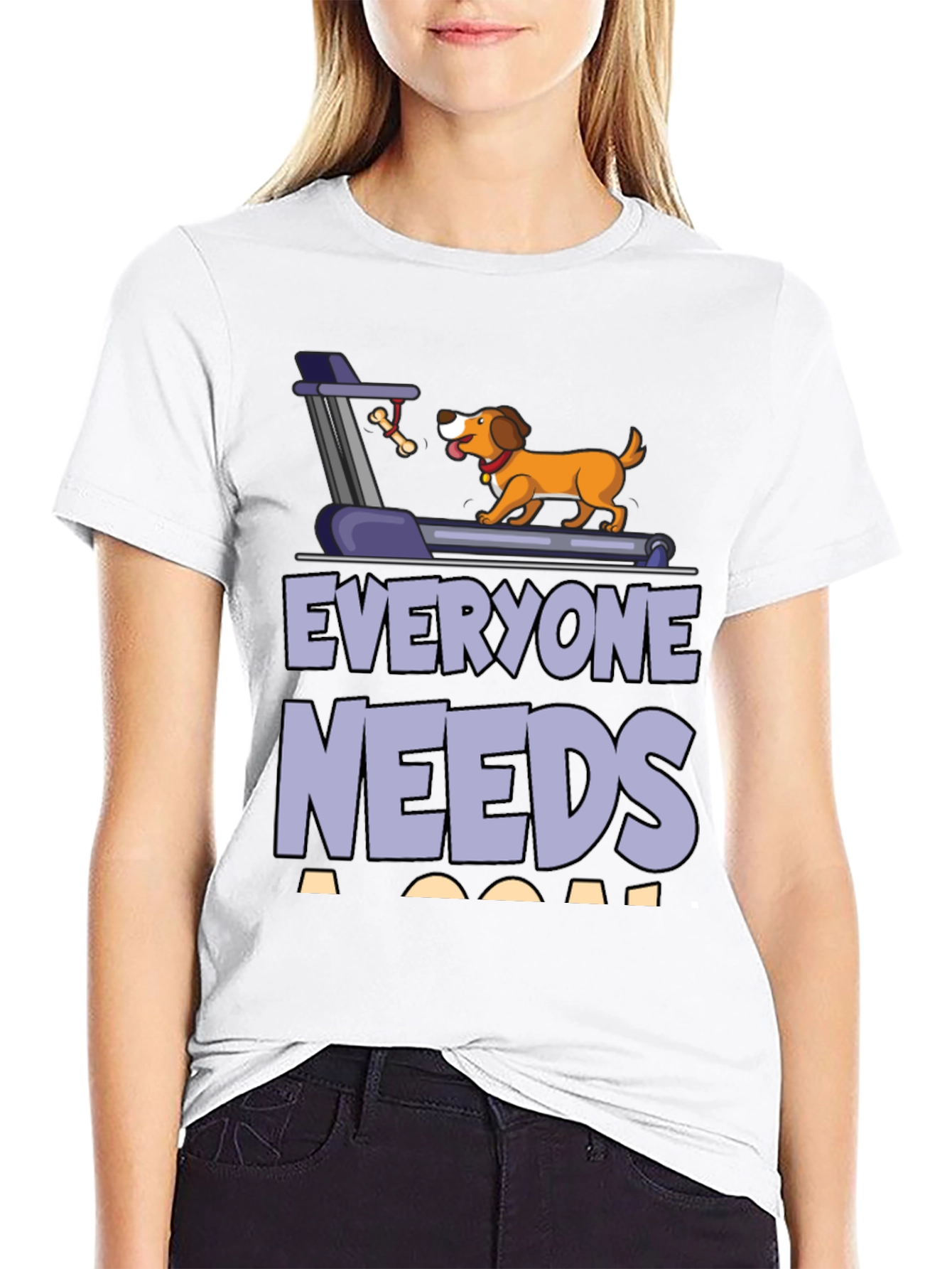 Everyone Needs a Goal Dog Treadmill T-Shirt