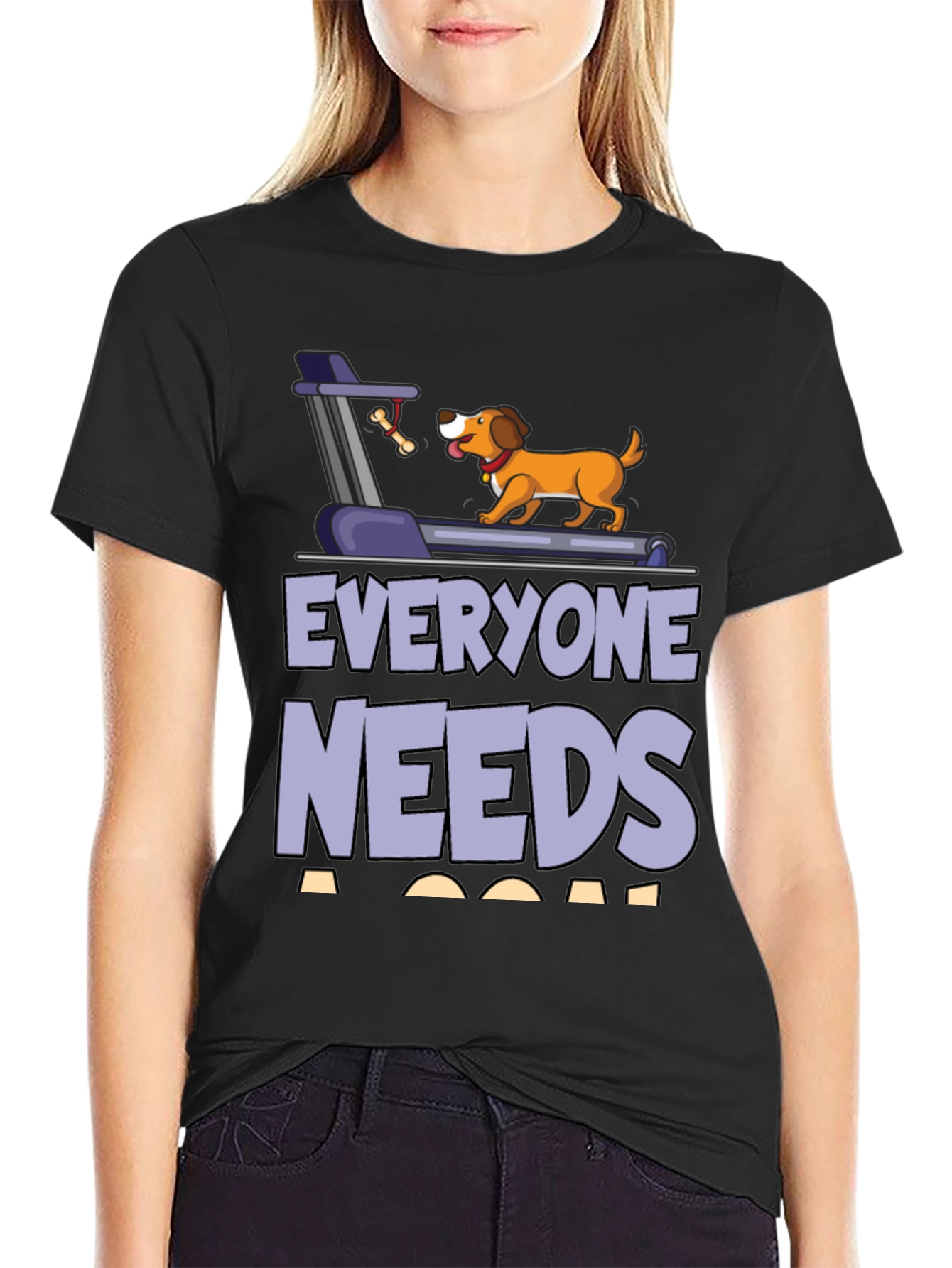 Everyone Needs a Goal Dog Treadmill T-Shirt