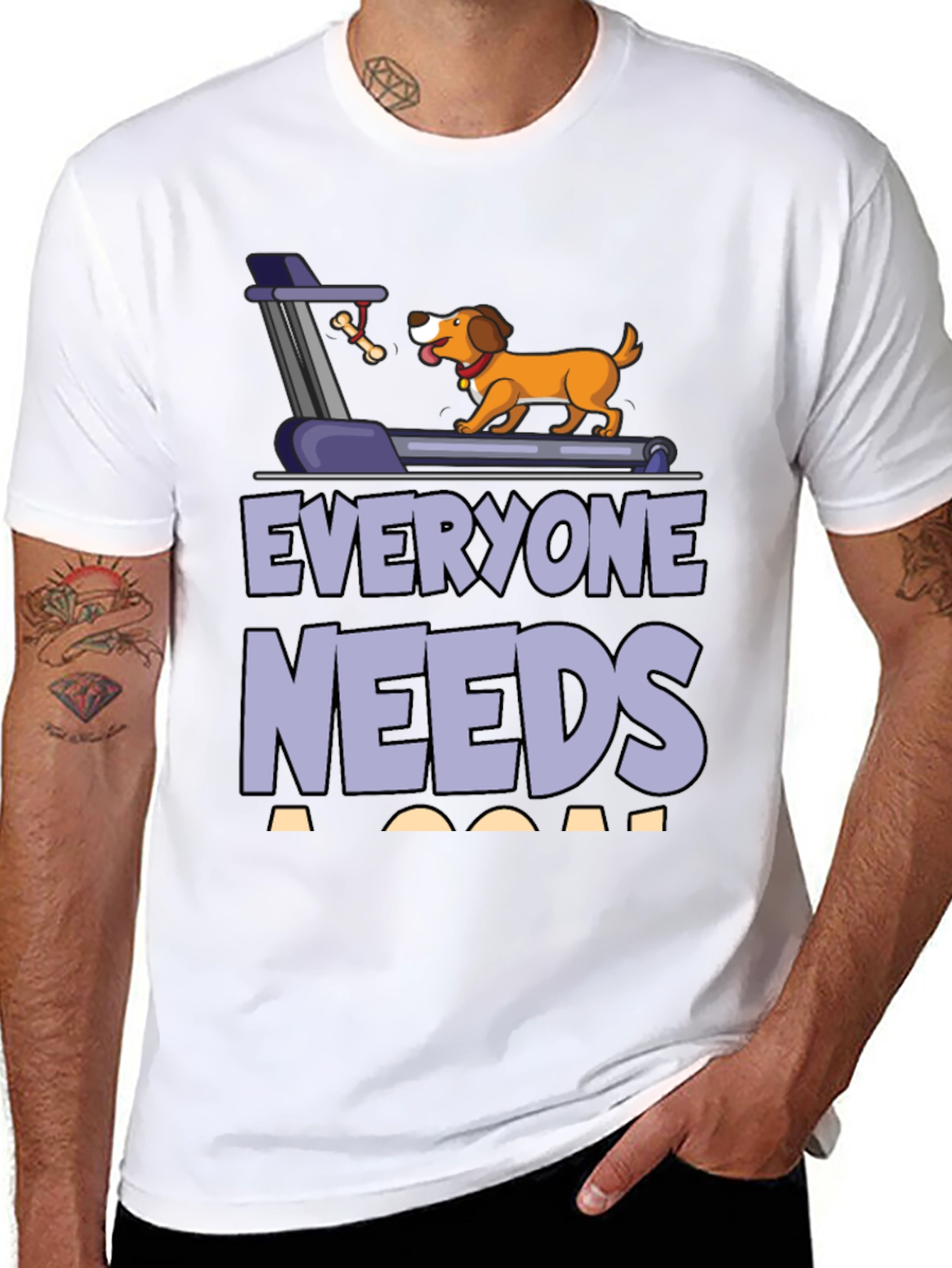 Everyone Needs a Goal Dog Treadmill T-Shirt