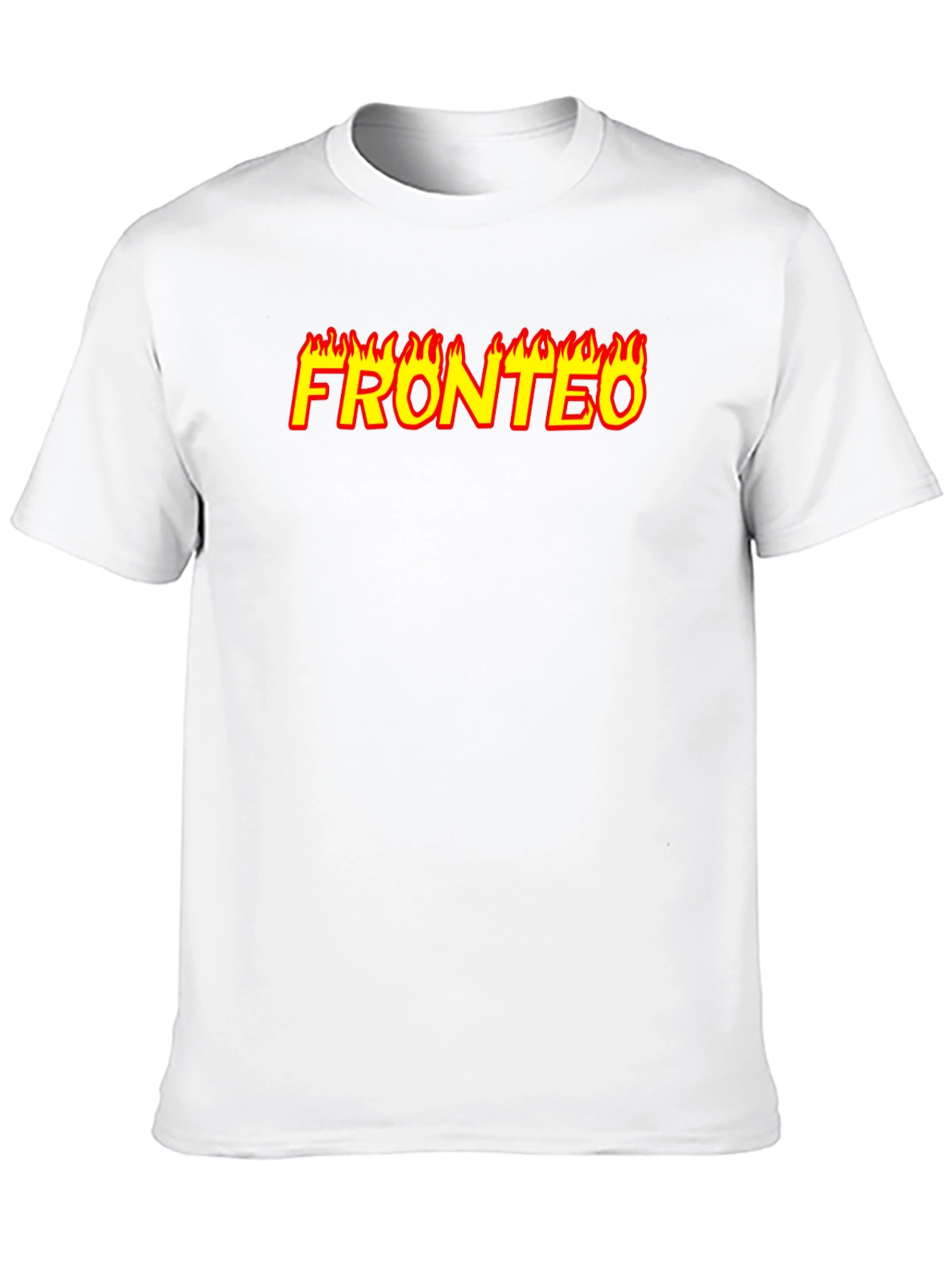 Fronteo Graphic Tee - Flaming Lettering