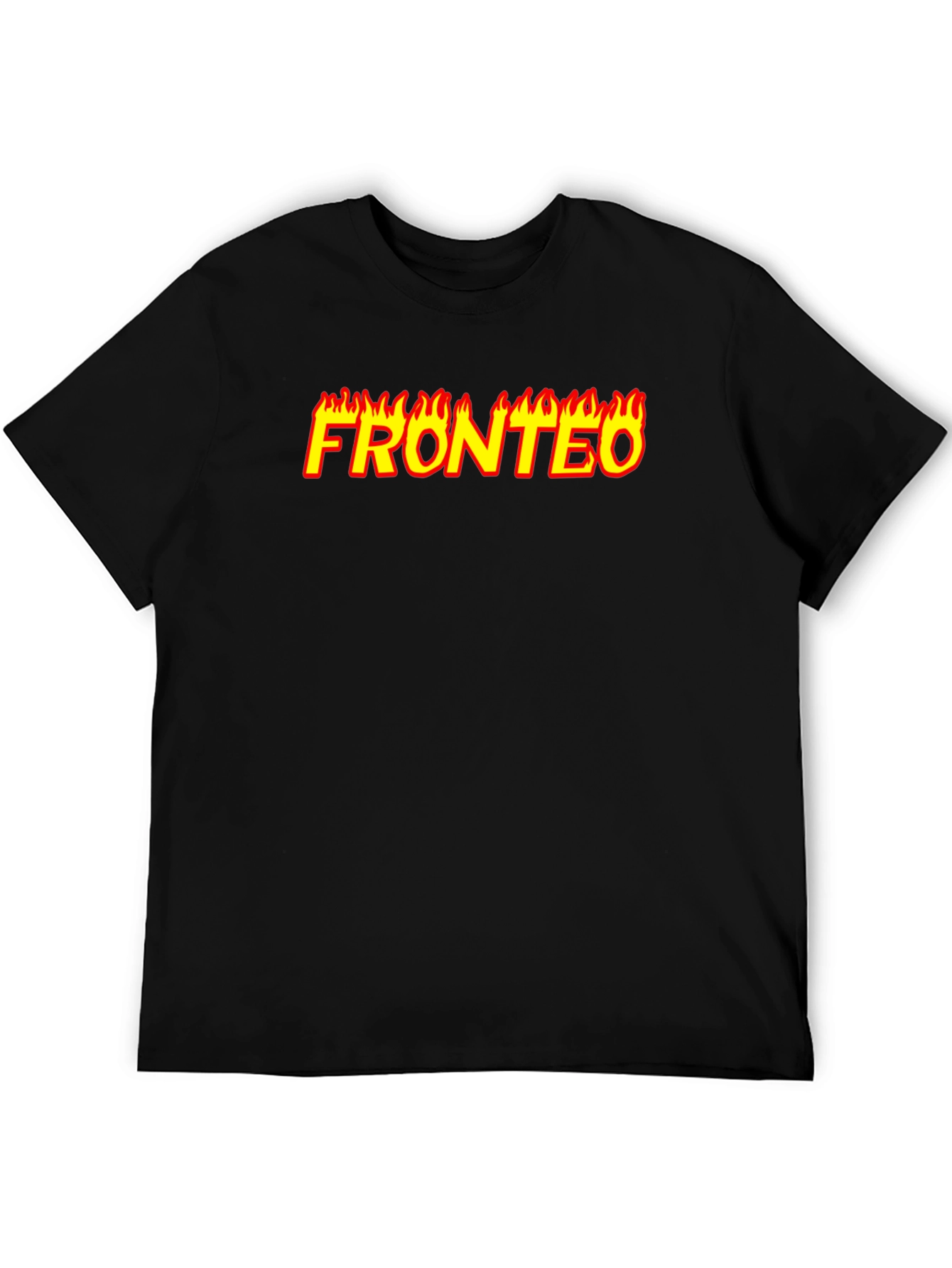 Fronteo Graphic Tee - Flaming Lettering