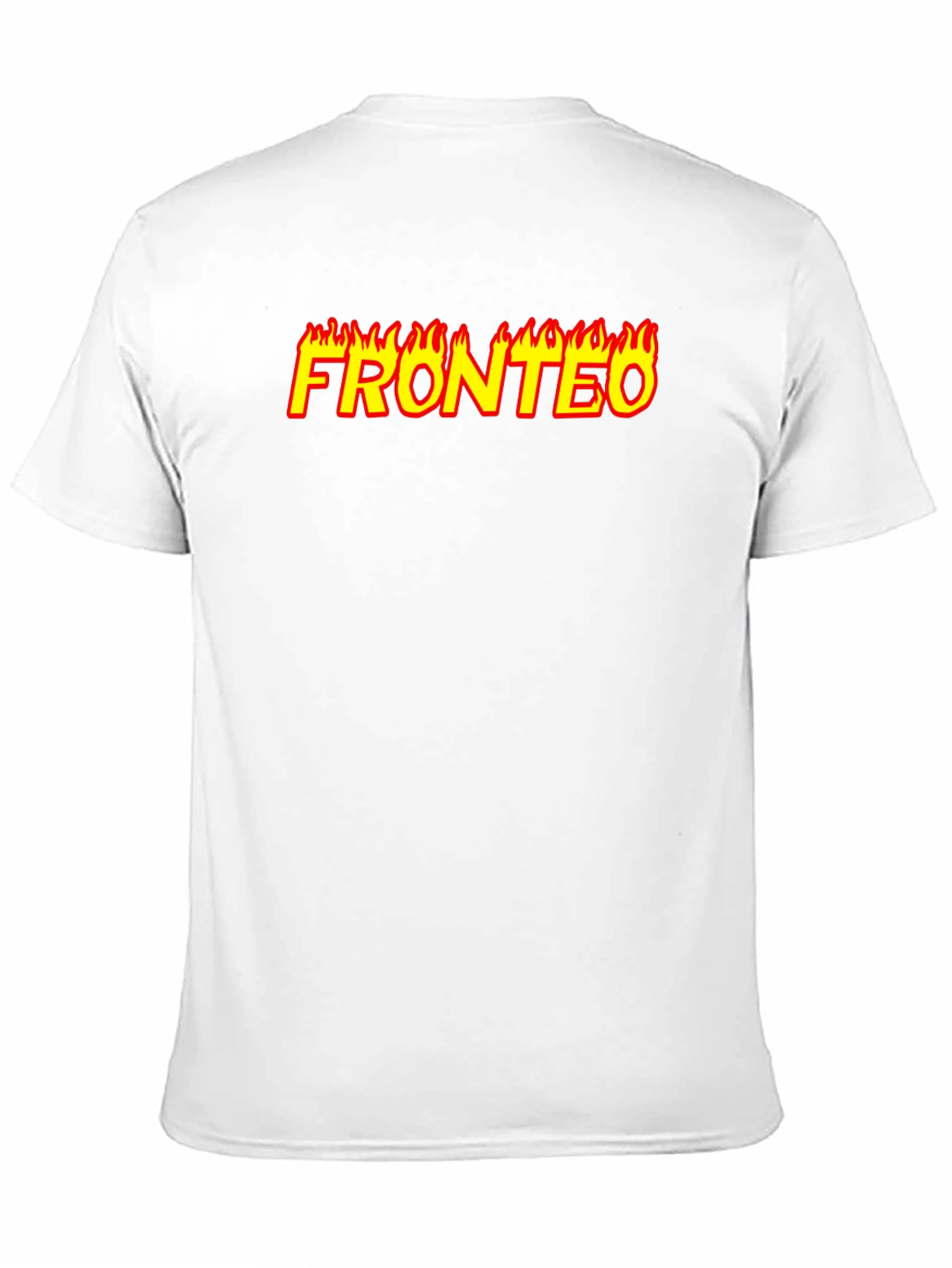Fronteo Graphic Tee - Flaming Lettering