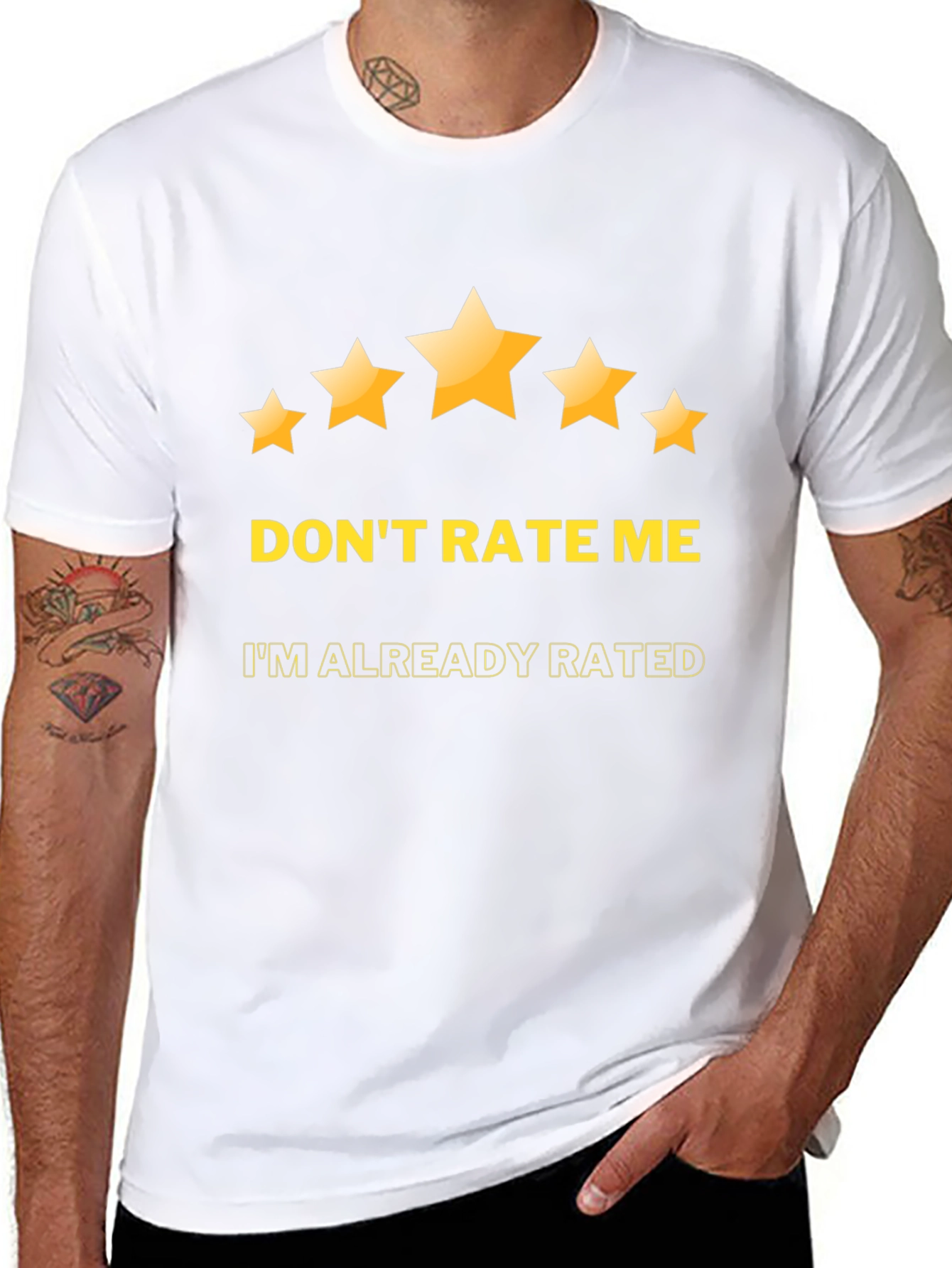 Dont Rate Me T-Shirt - Humorous Graphic Tee