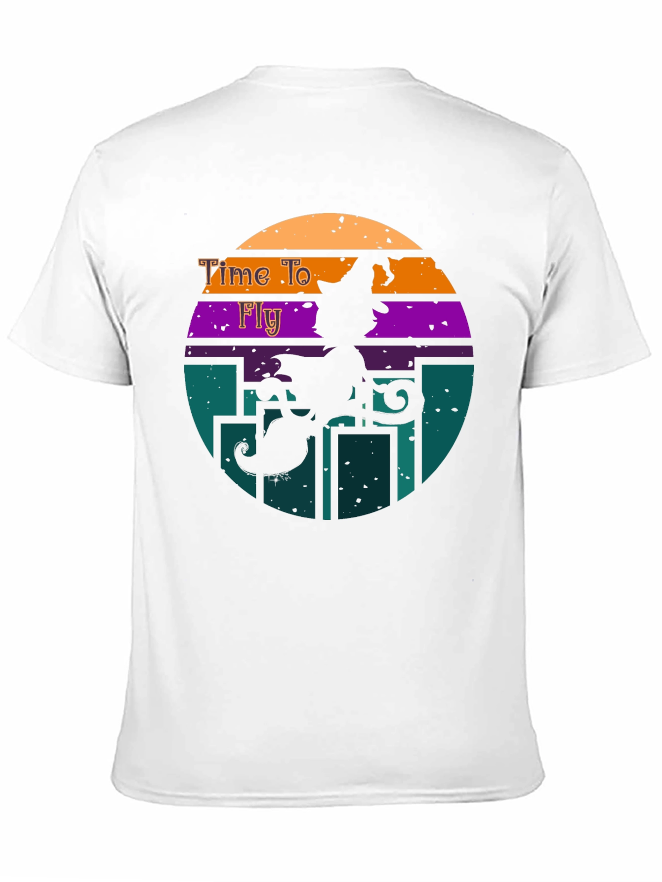Time to Fly Halloween Witch T-Shirt