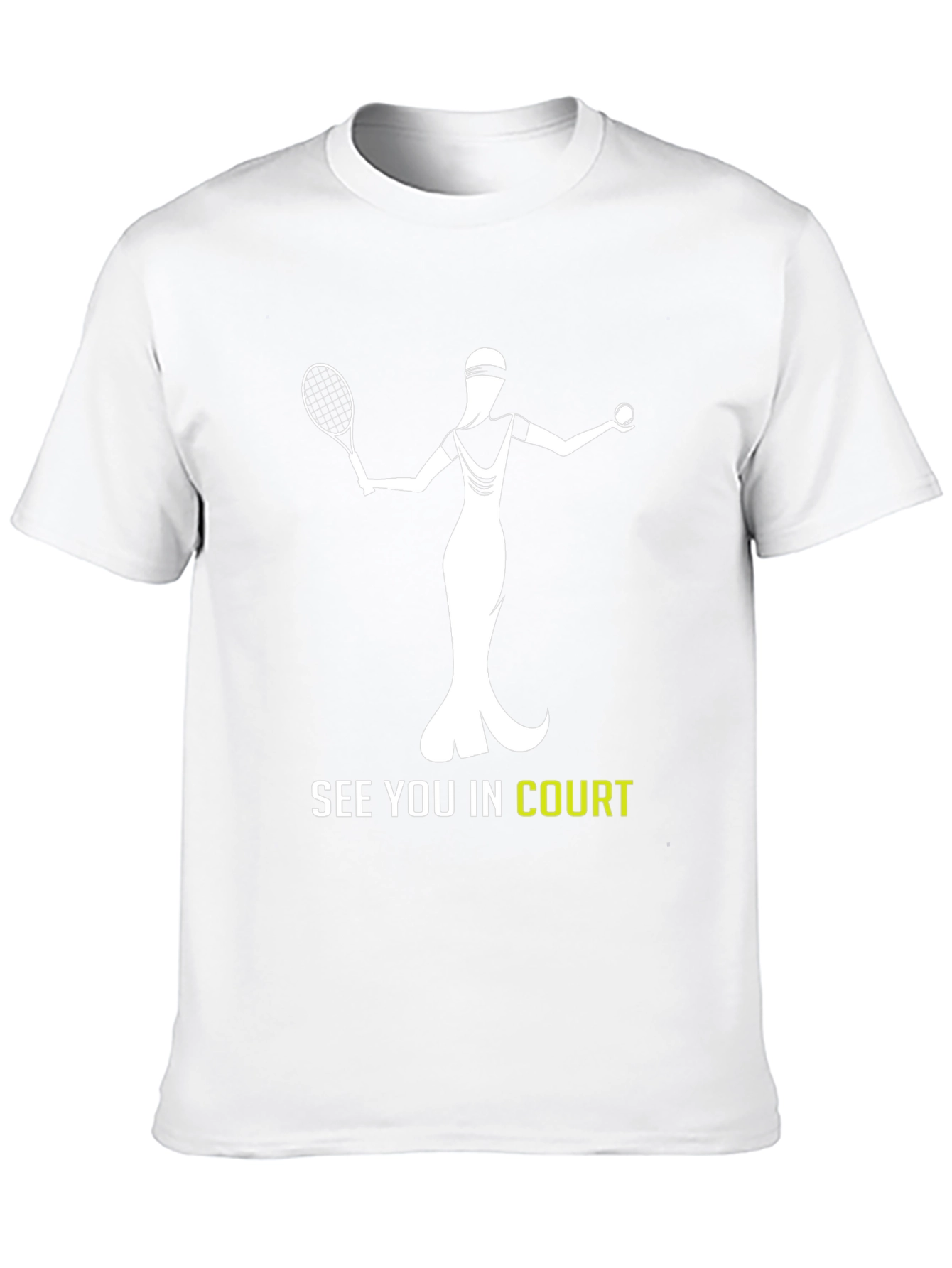 Tennis Player Graphic Tee - See You In Court