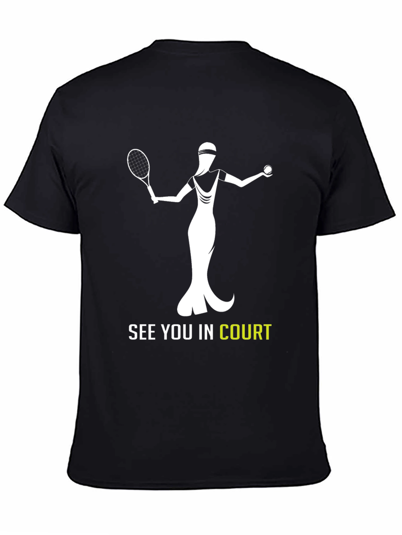 Tennis Player Graphic Tee - See You In Court