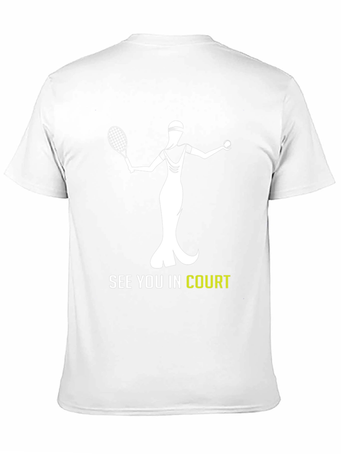 Tennis Player Graphic Tee - See You In Court
