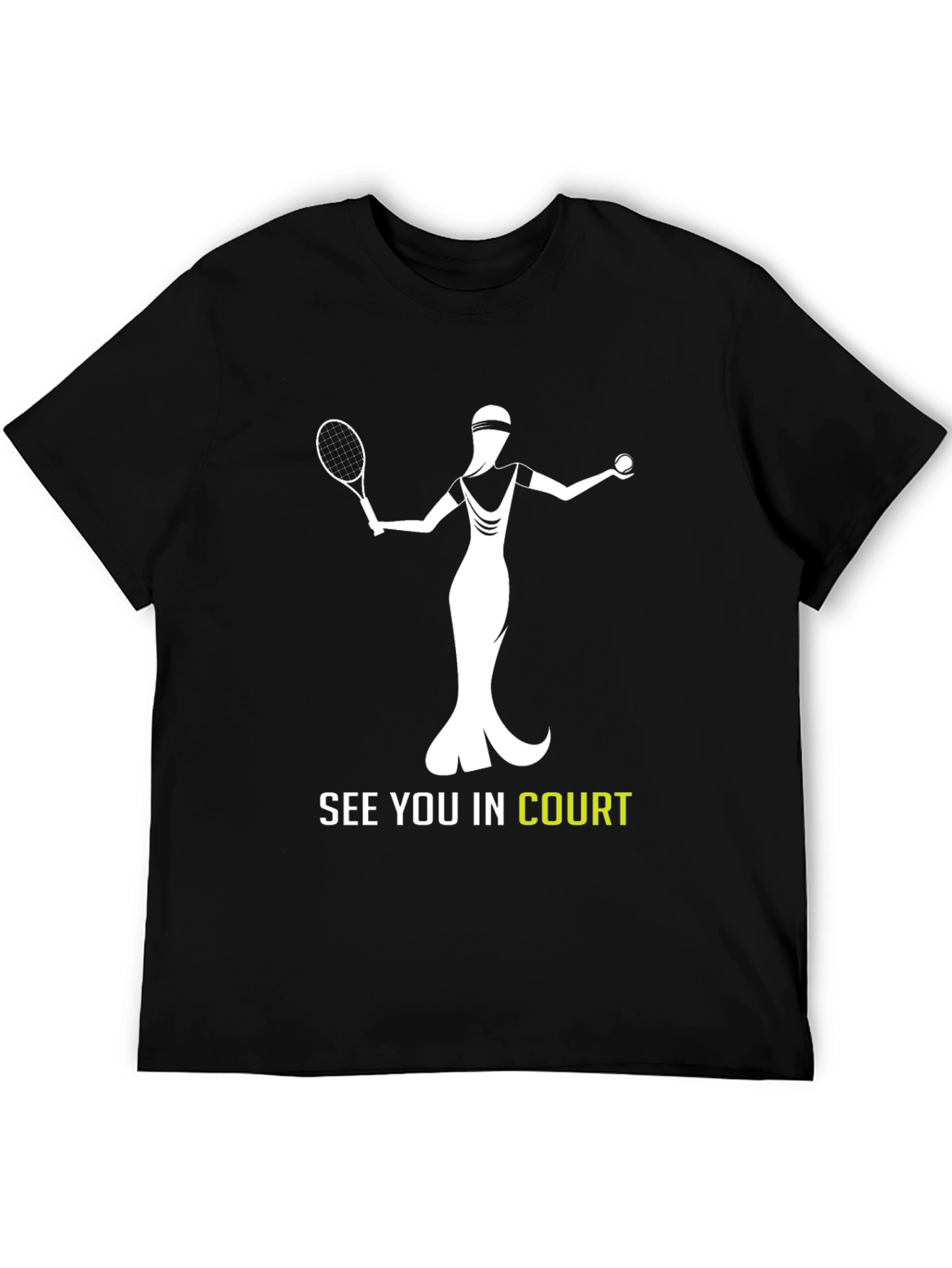 Tennis Player Graphic Tee - See You In Court