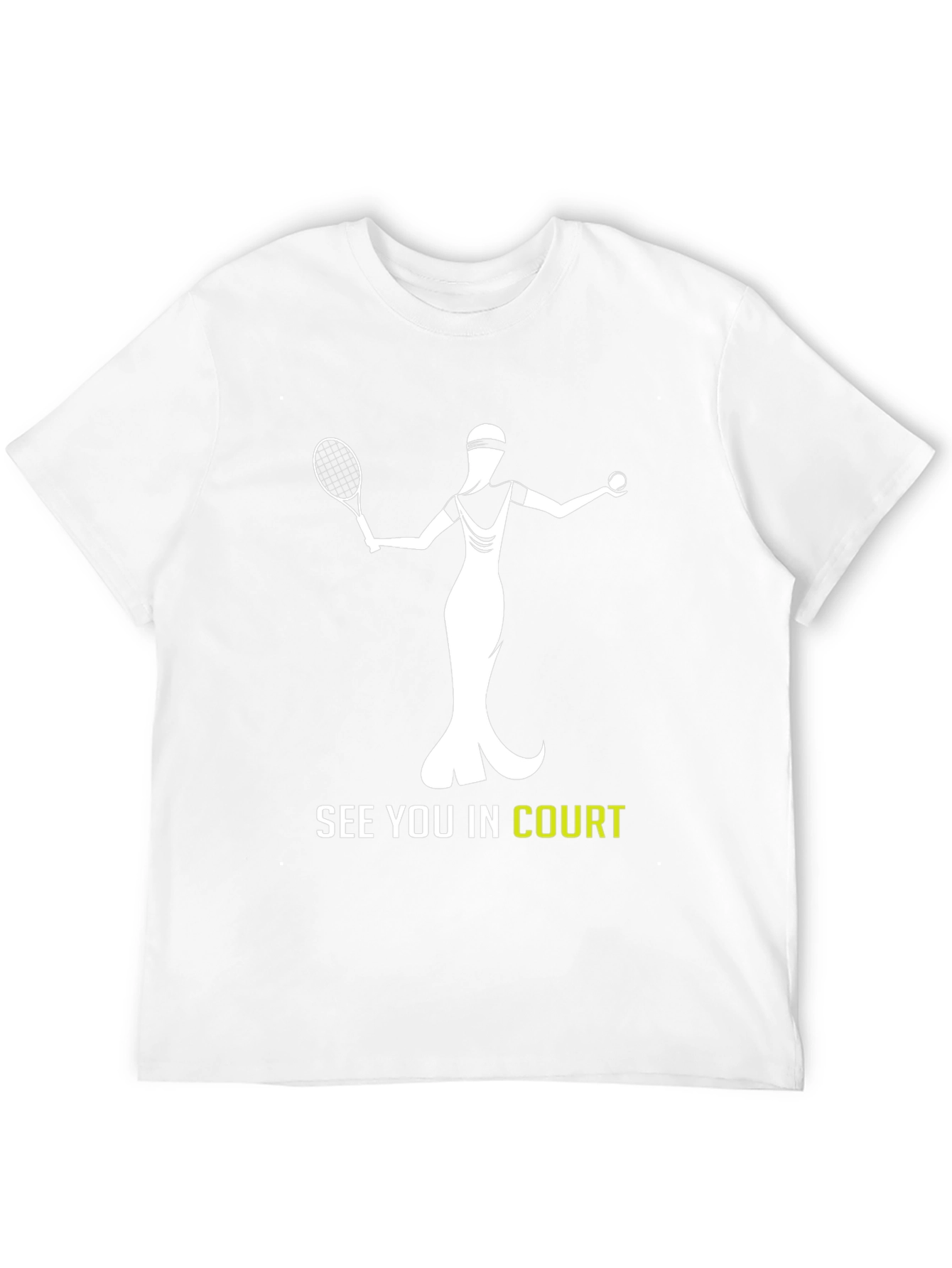 Tennis Player Graphic Tee - See You In Court