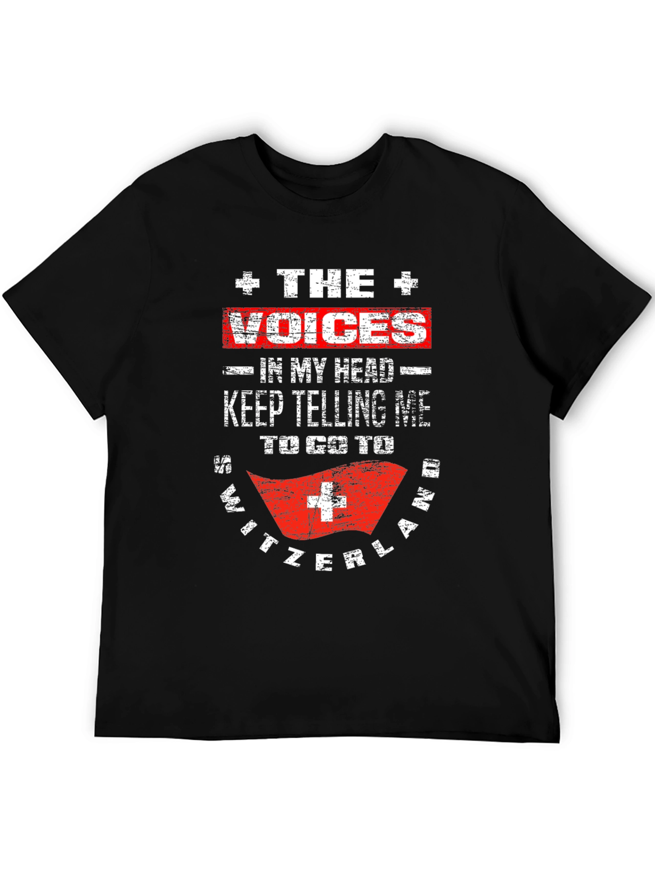 Switzerland Voices Funny Graphic T-Shirt