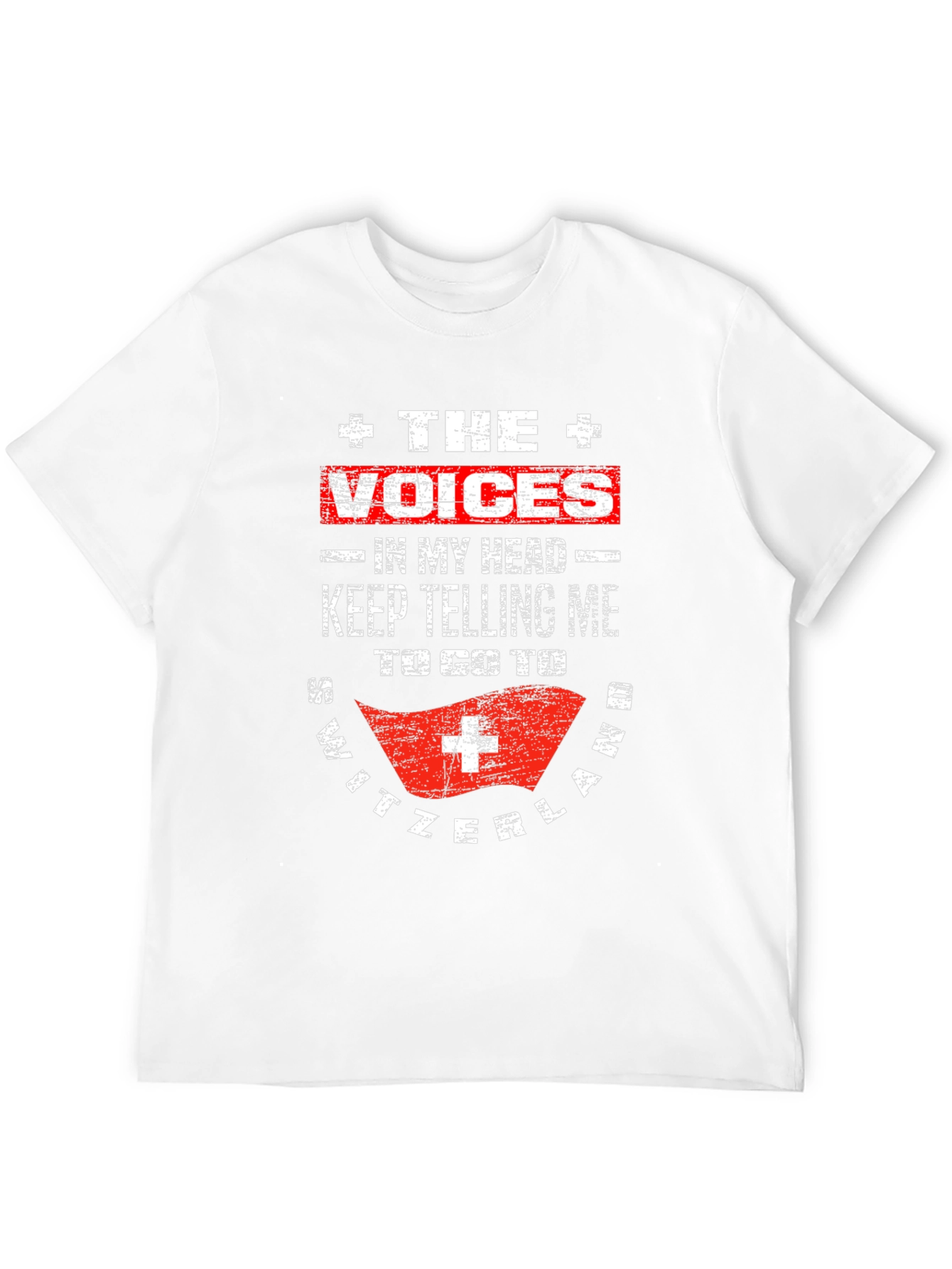 Switzerland Voices Funny Graphic T-Shirt