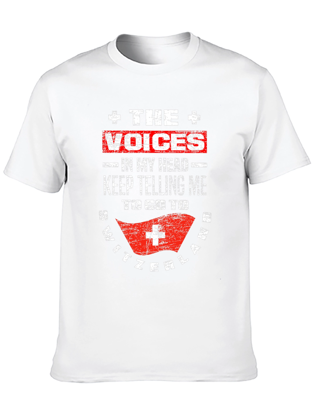 Switzerland Voices Funny Graphic T-Shirt