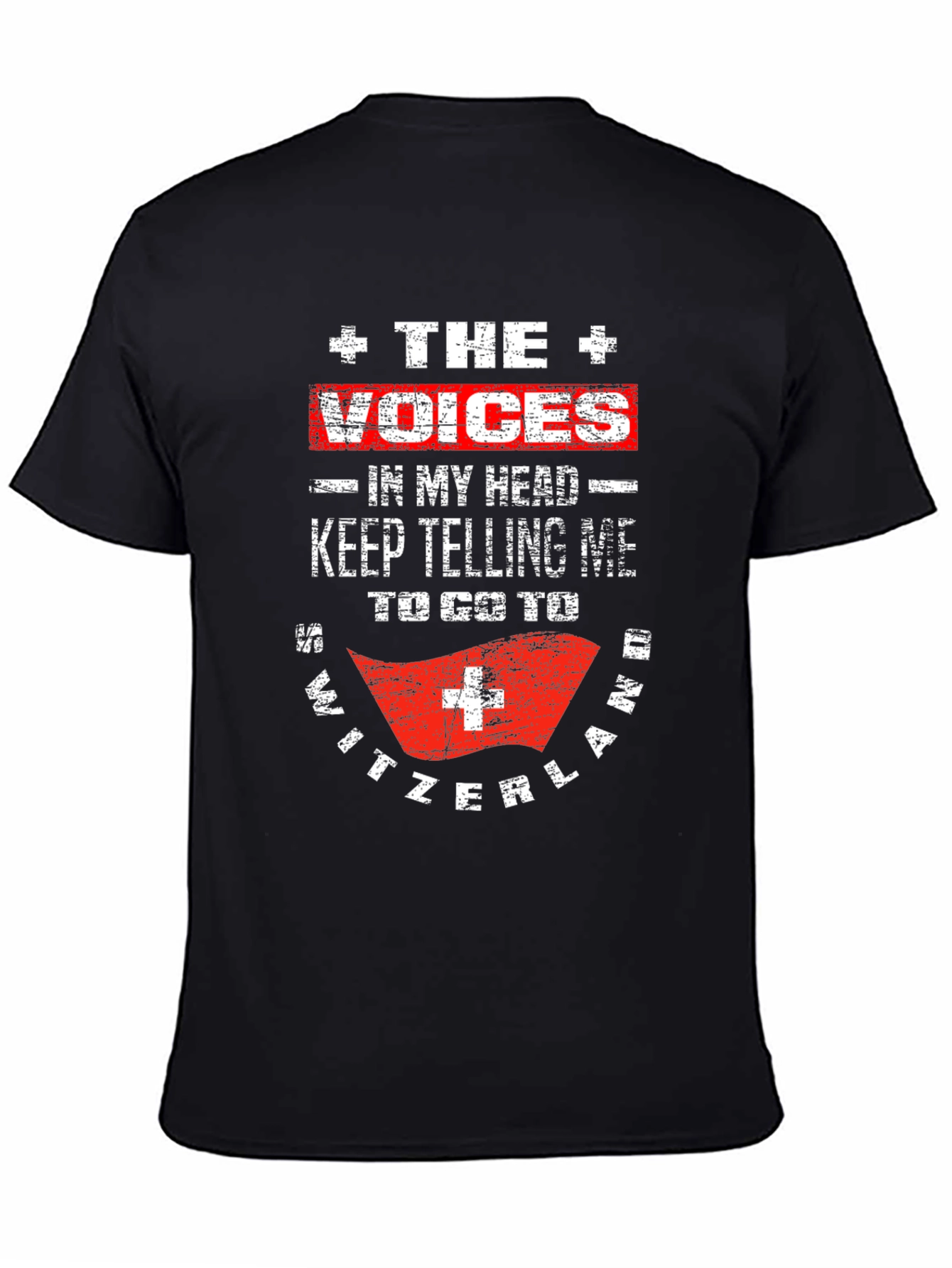 Switzerland Voices Funny Graphic T-Shirt