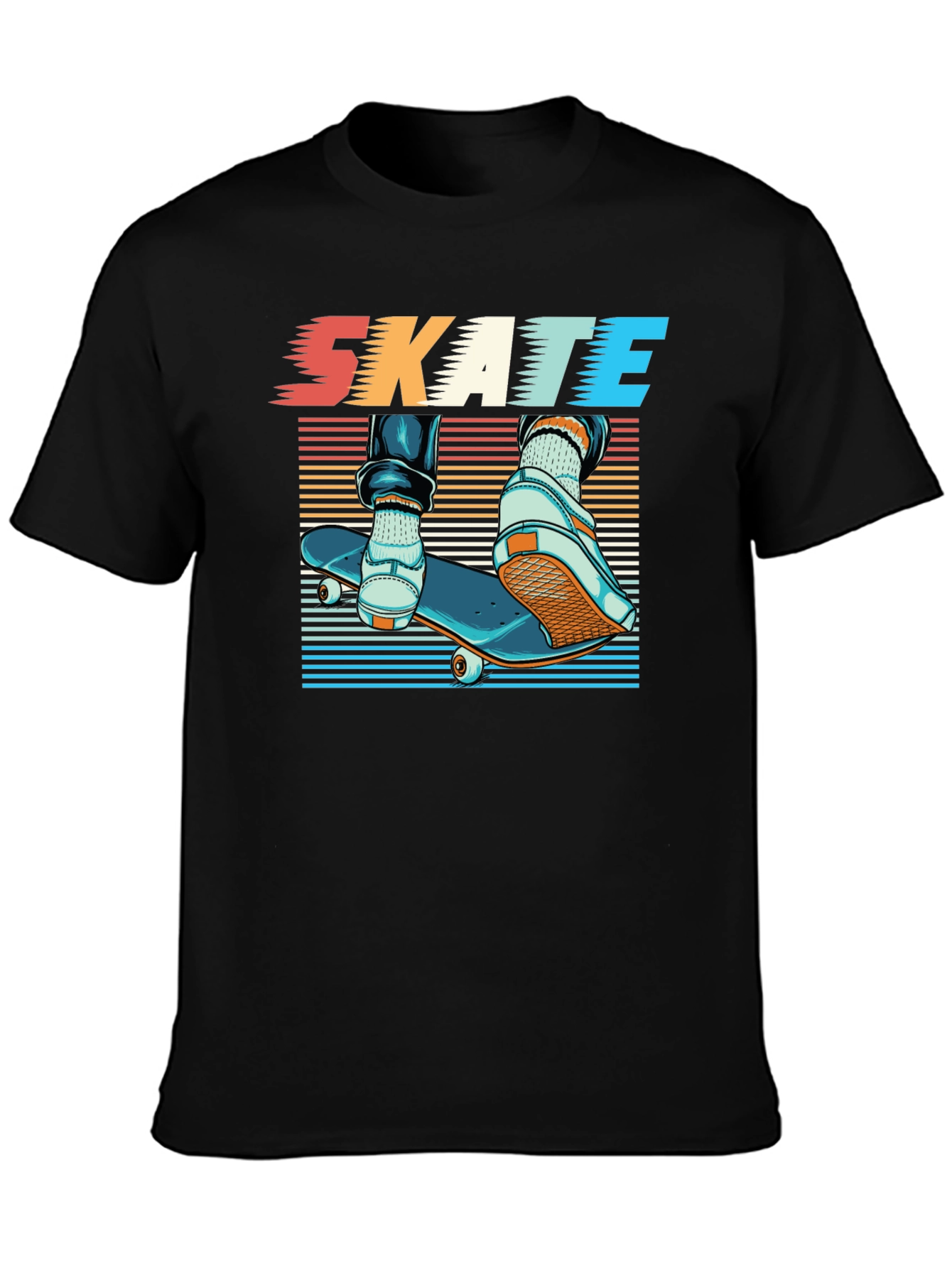 Skateboarding Graphic Tee - Cool Skater Style