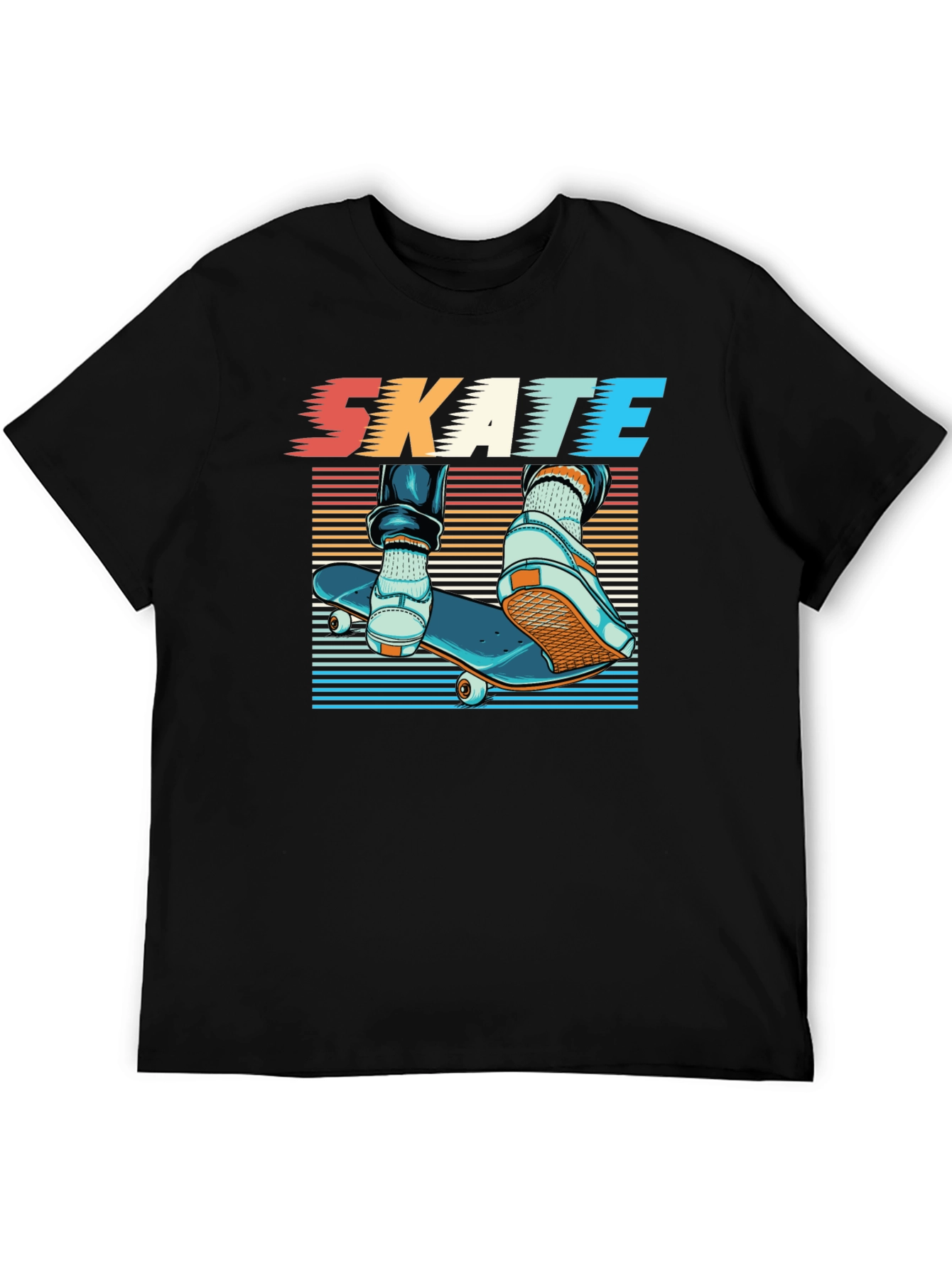 Skateboarding Graphic Tee - Cool Skater Style