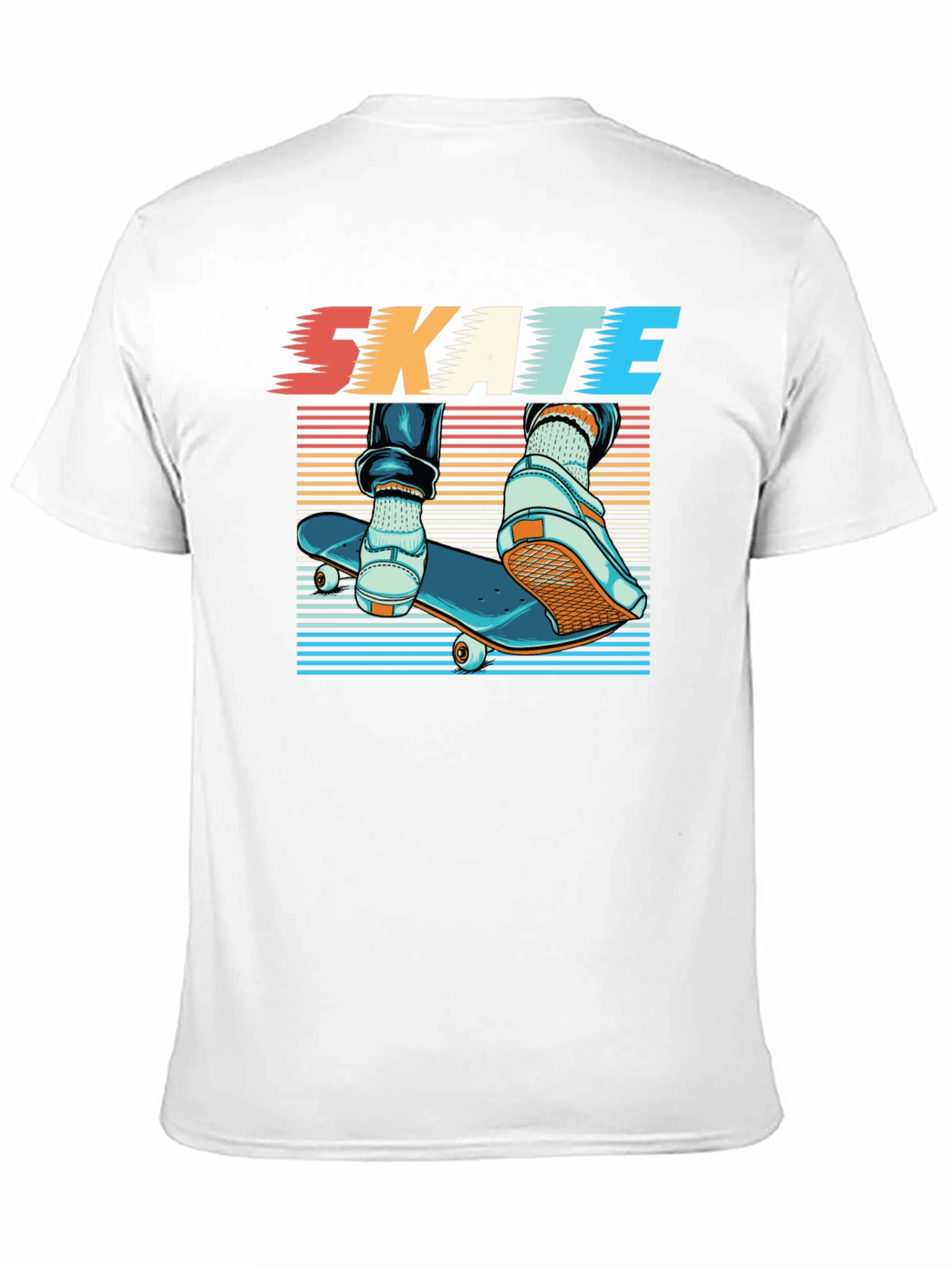 Skateboarding Graphic Tee - Cool Skater Style