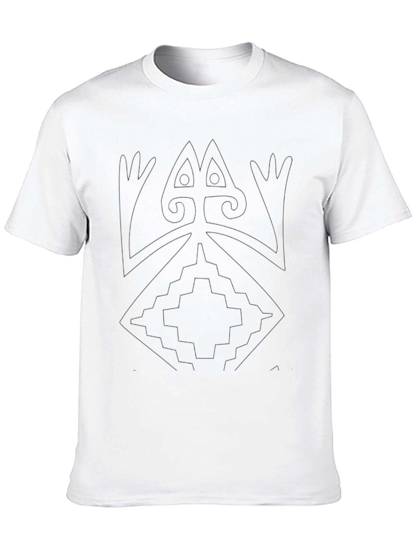 Mens Classic Black Crew Neck T-Shirt